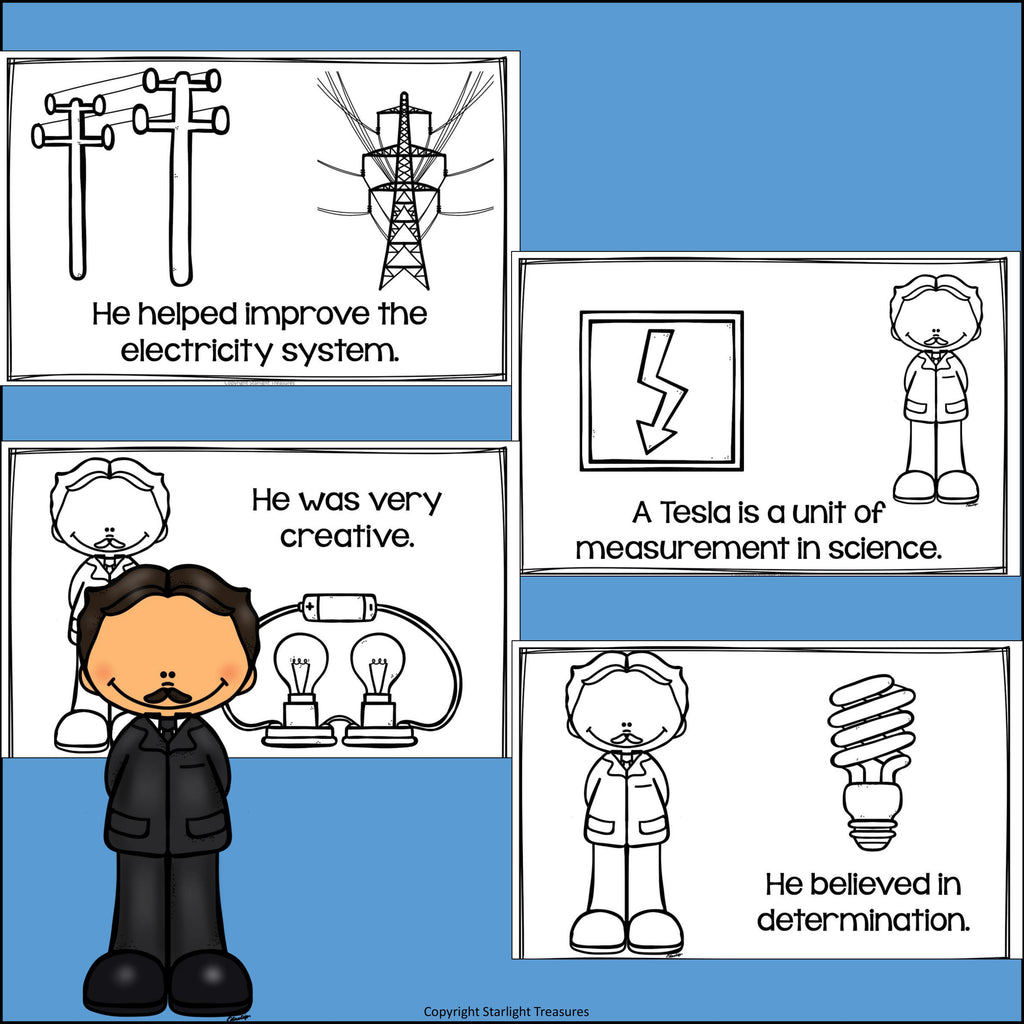 Nikola Tesla Mini Book for Early Readers: Inventors