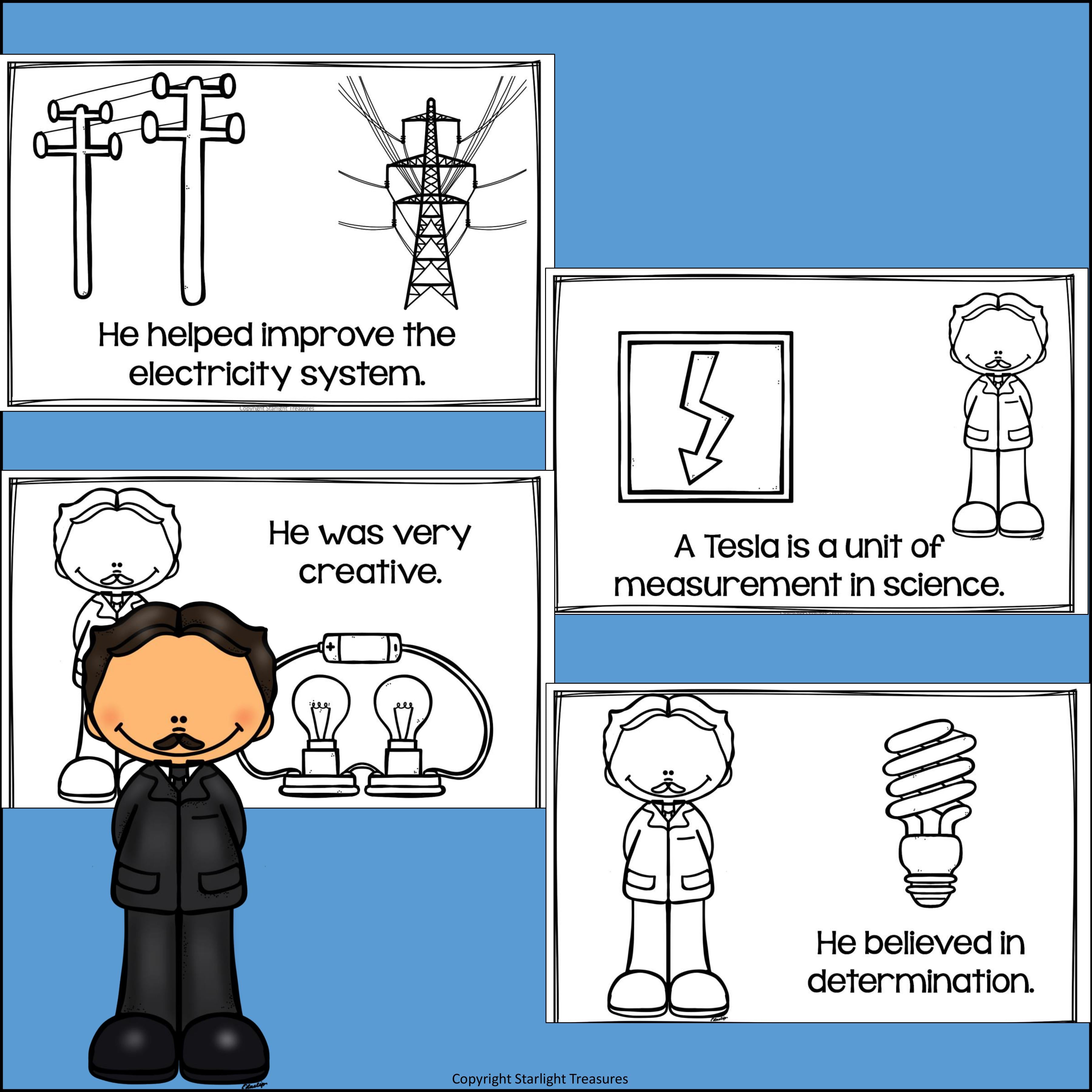 Nikola Tesla Mini Book for Early Readers: Inventors