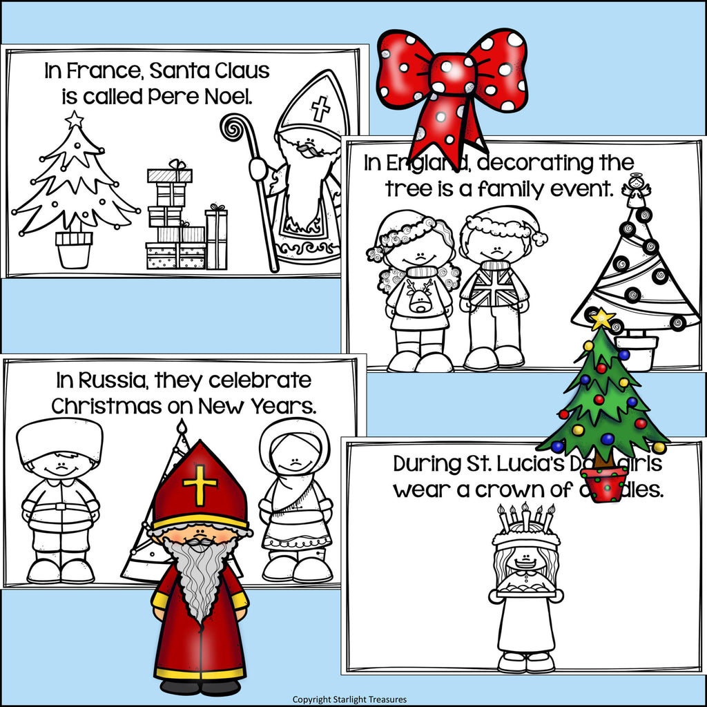 Christmas Around the World Mini Book for Early Readers