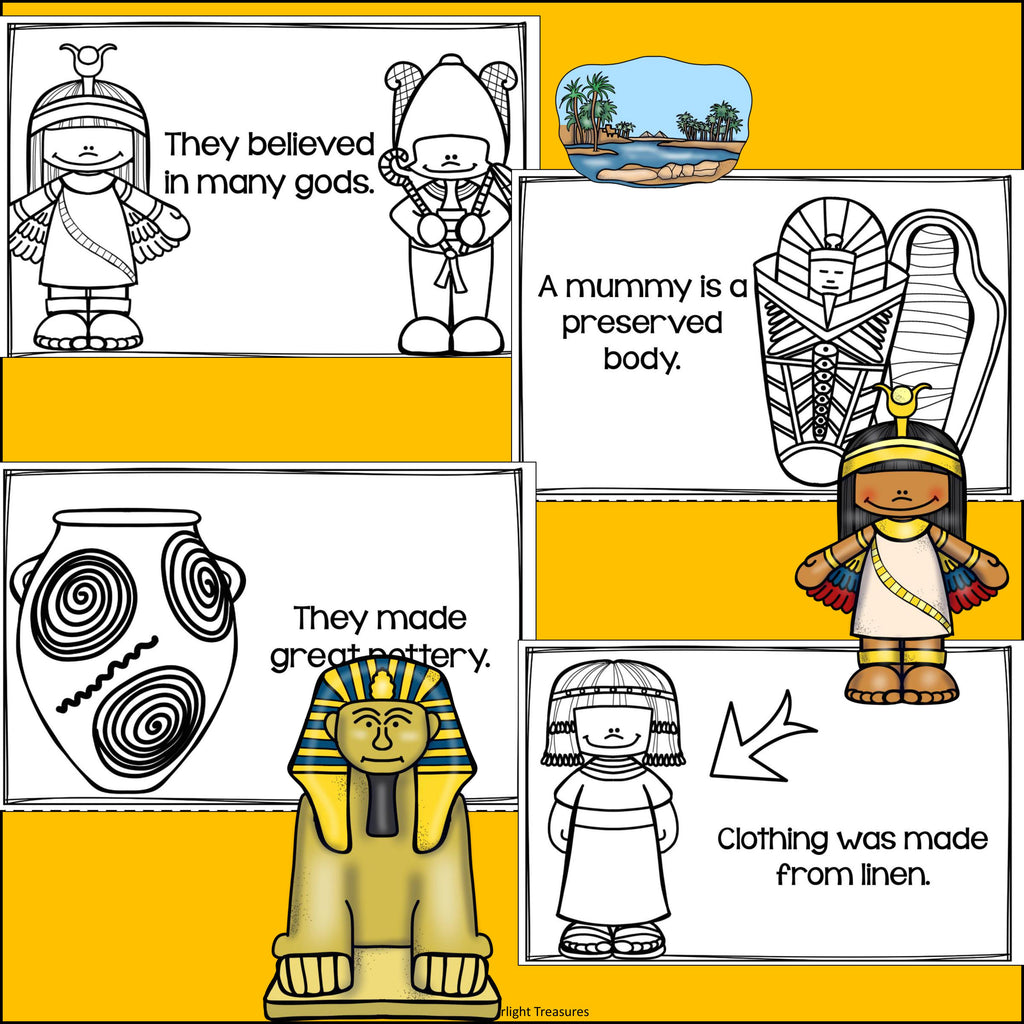 Ancient Egypt Mini Book for Early Readers