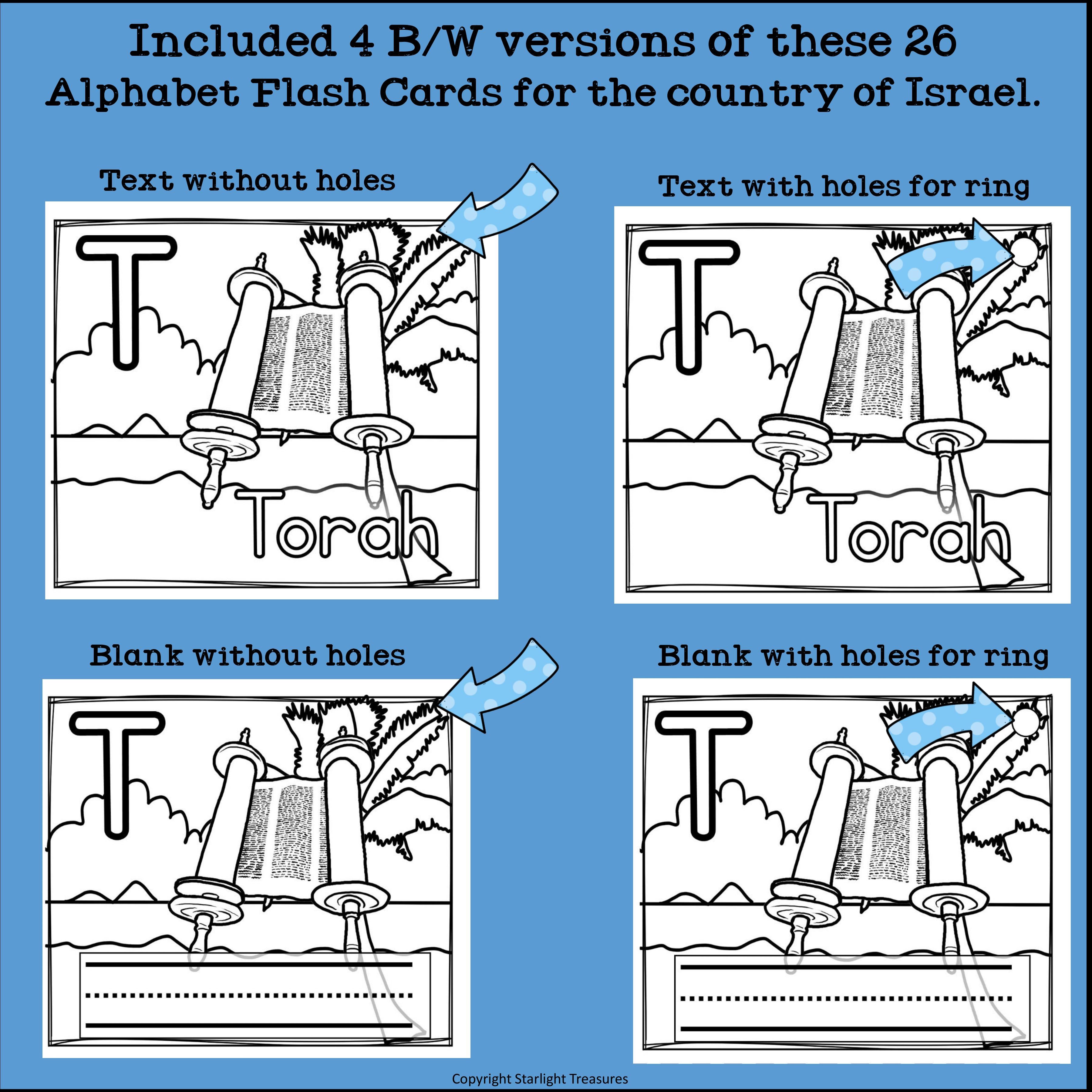 Israel Flash Cards