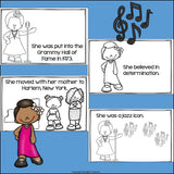 Billie Holiday Mini Book for Early Readers: Black History Month