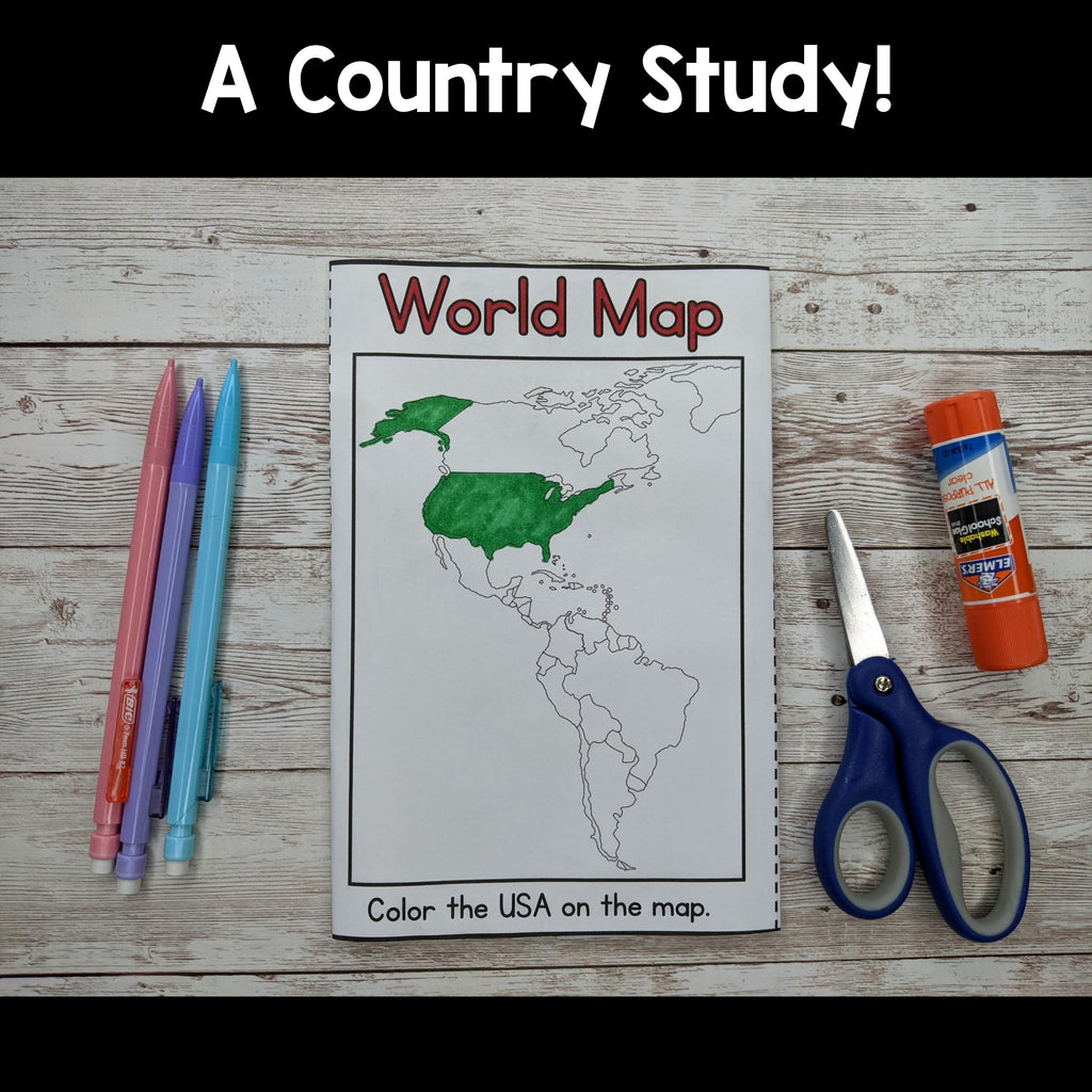 United States of America USA Travel Brochure for Early Readers - Country FREEBIE