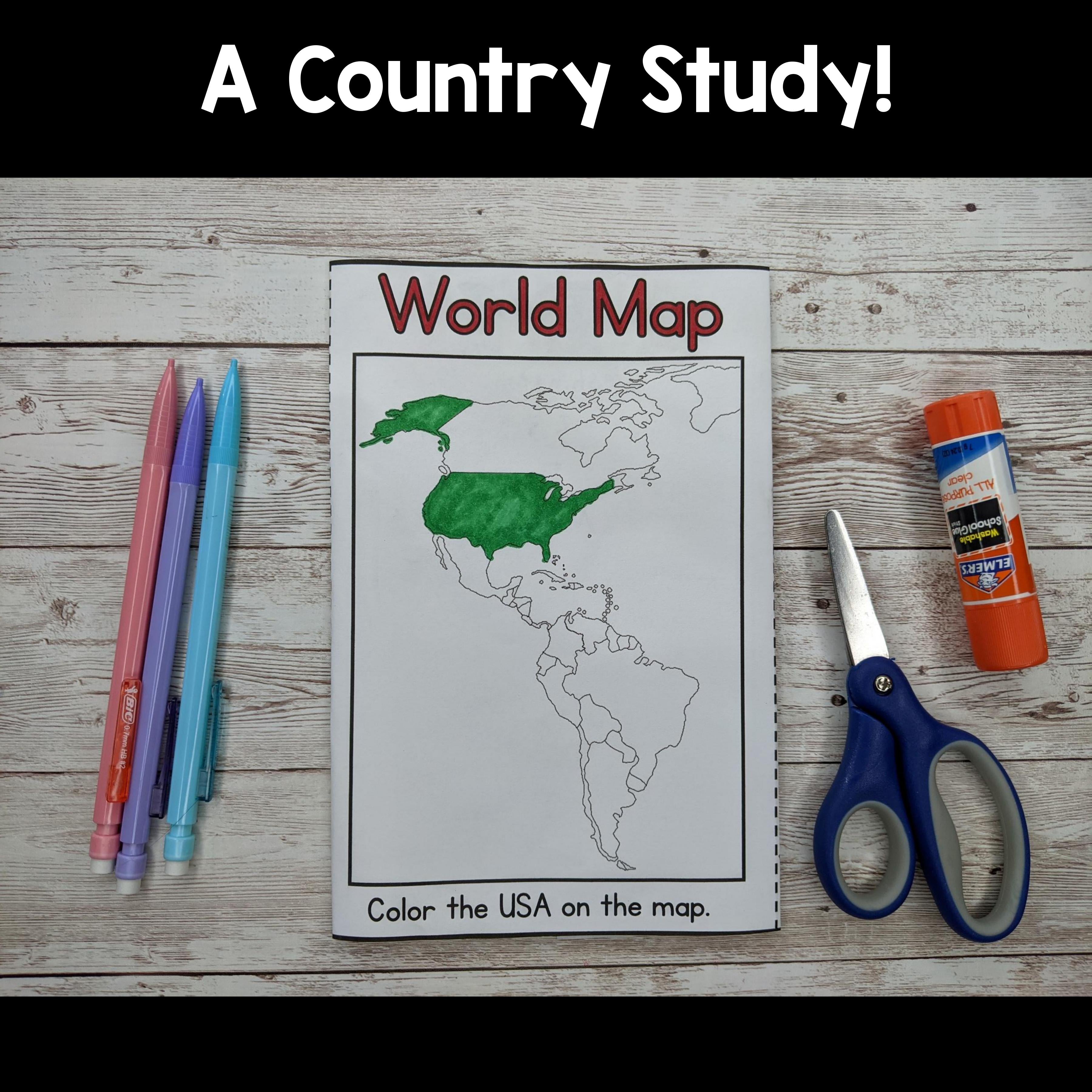 United States of America USA Travel Brochure for Early Readers - Country FREEBIE
