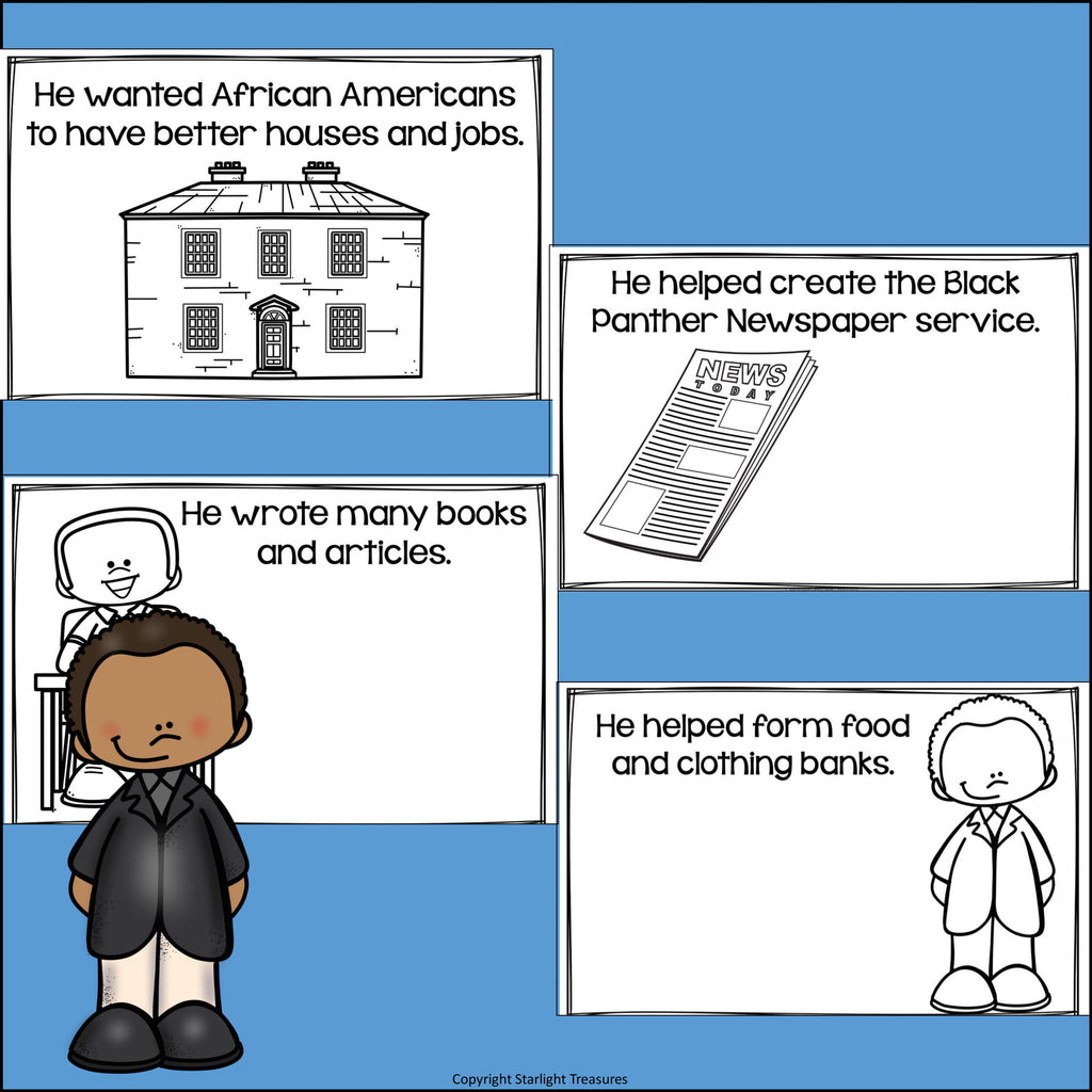 Huey P. Newton Mini Book for Early Readers: Black History Month
