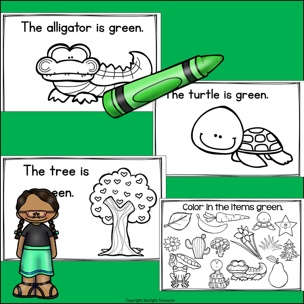 Colors of the Week: Green Mini Book