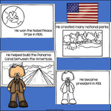 Theodore Roosevelt Mini Book for Early Readers: Presidents' Day