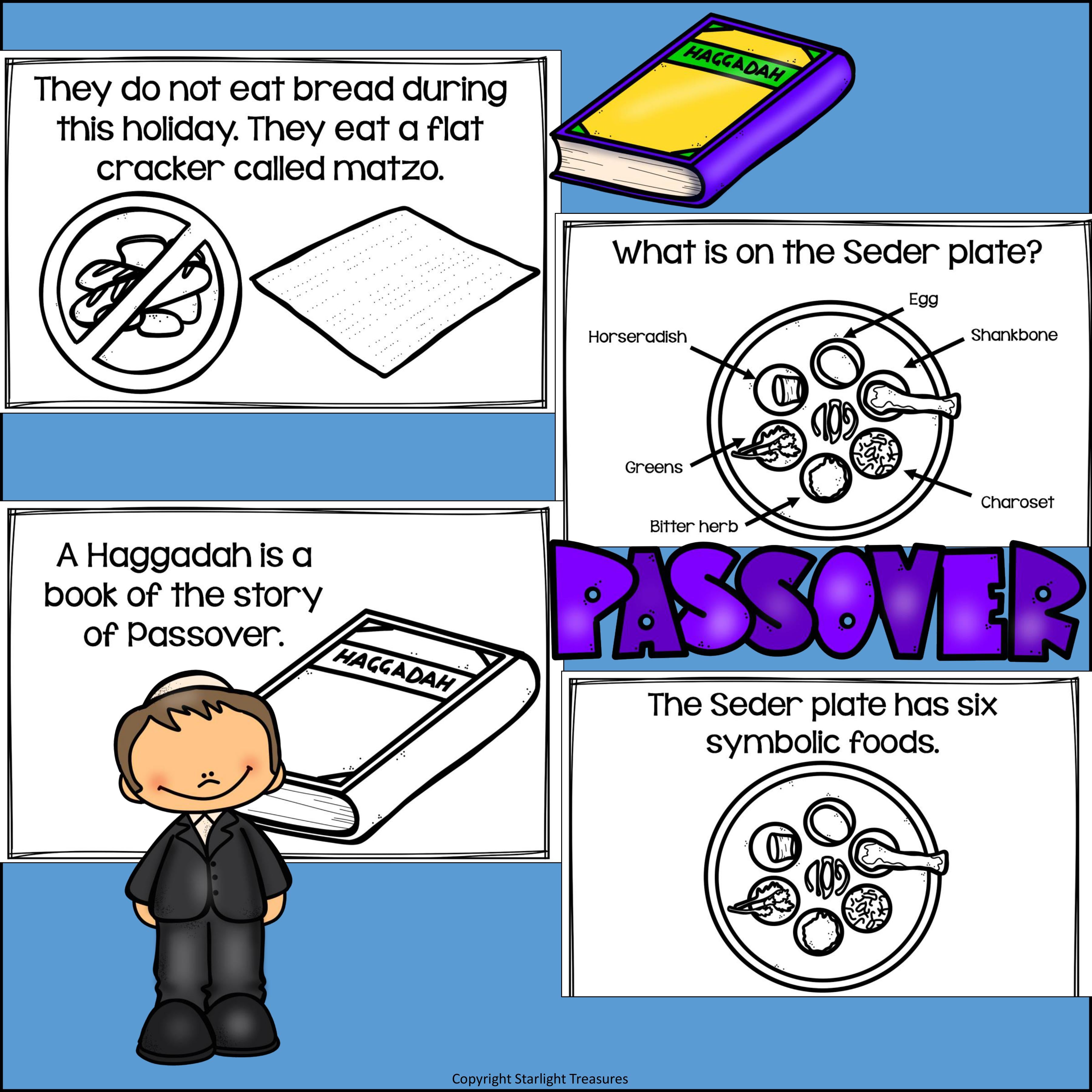 Passover Mini Book for Early Readers