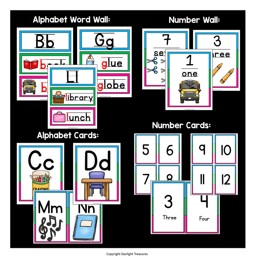Classroom Decor Pack - School Theme