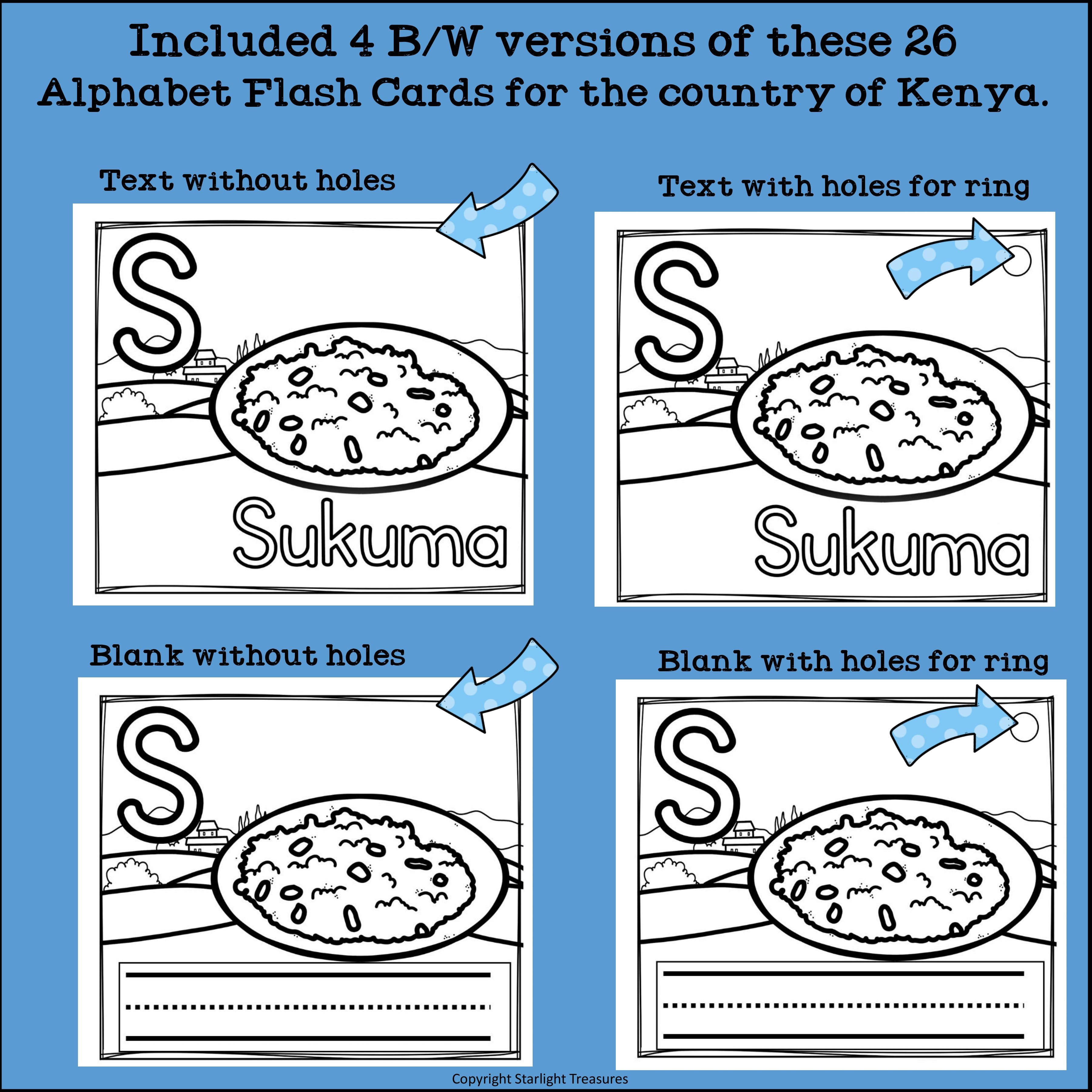 Kenya Flash Cards