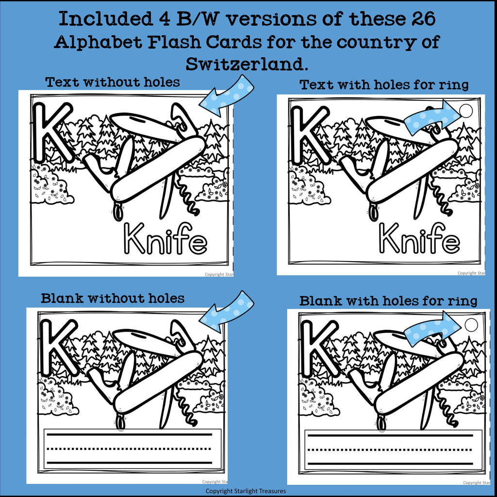 Switzerland Flash Cards