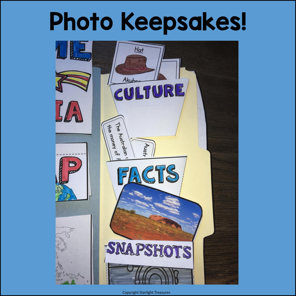 Australia Lapbook for Early Learners
