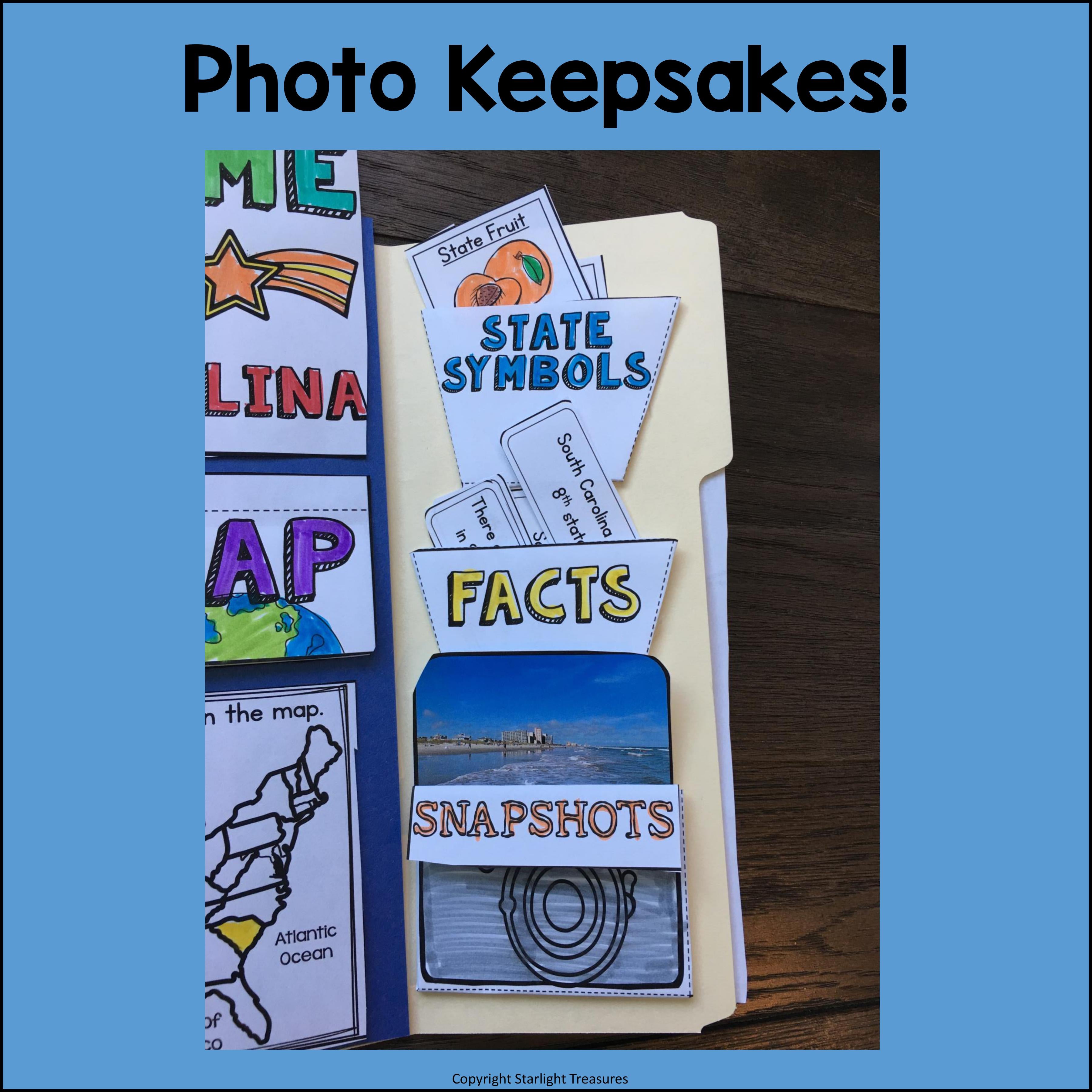 South Carolina Lapbook for Early Learners - A State Study