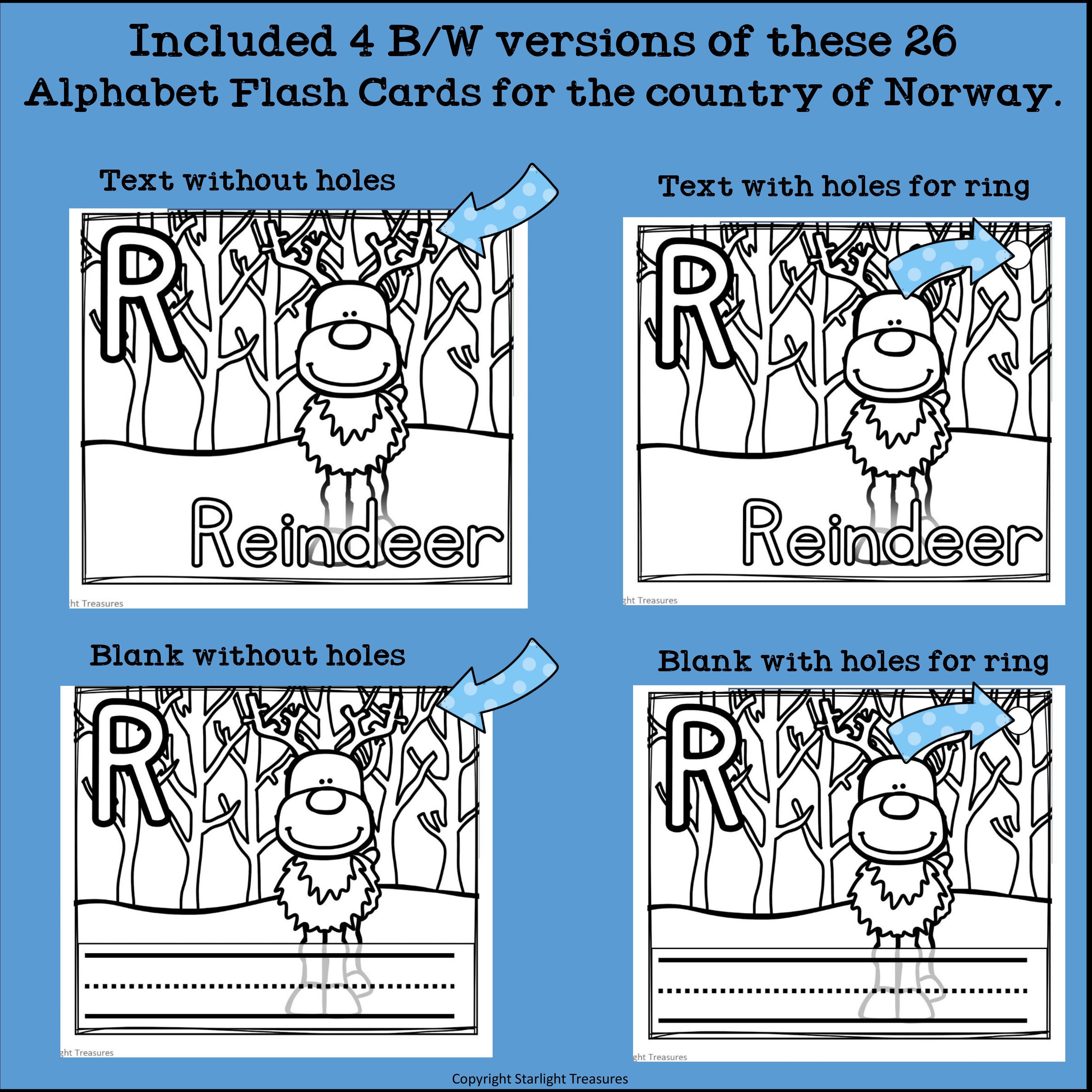 Norway Flash Cards