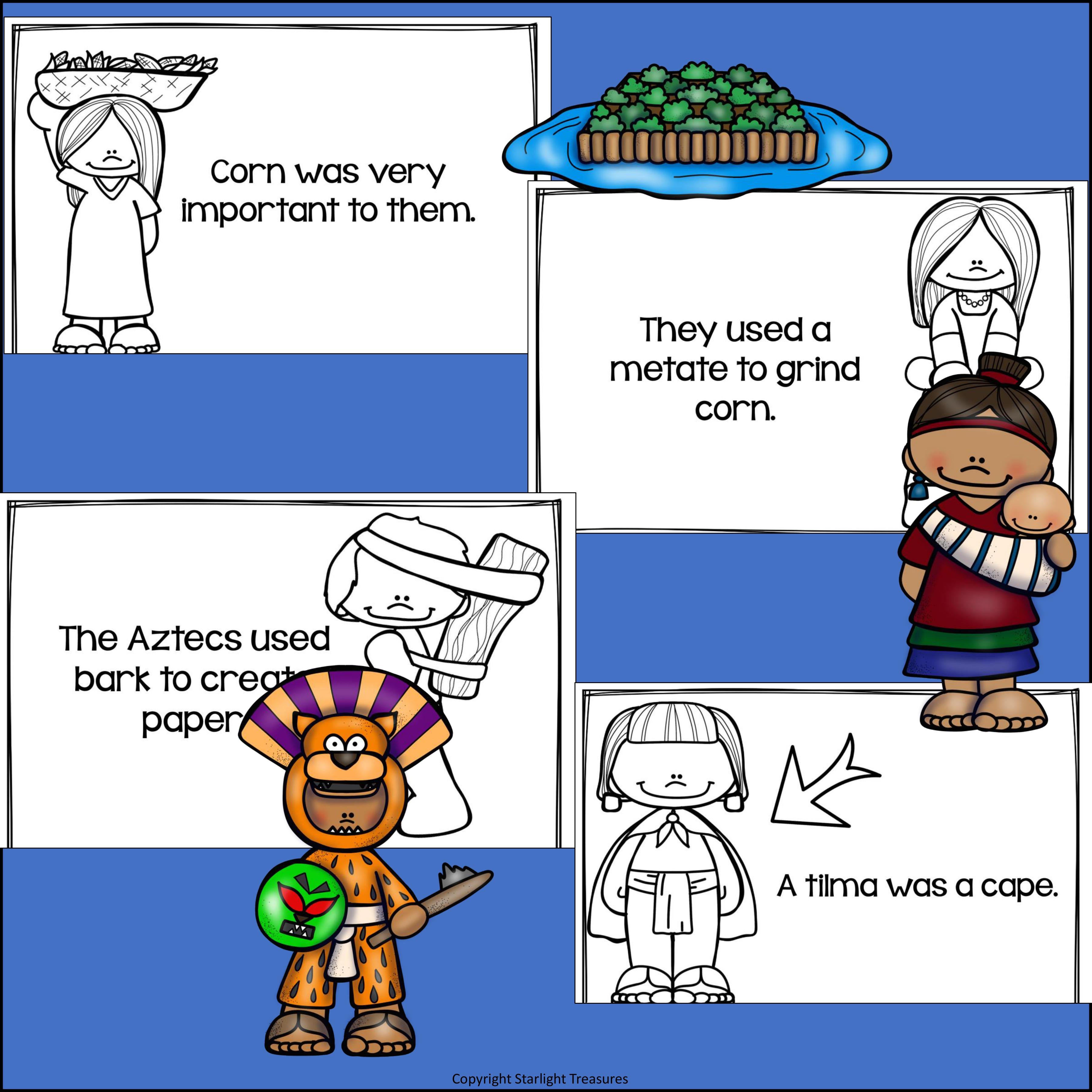 Aztec Mini Book for Early Readers