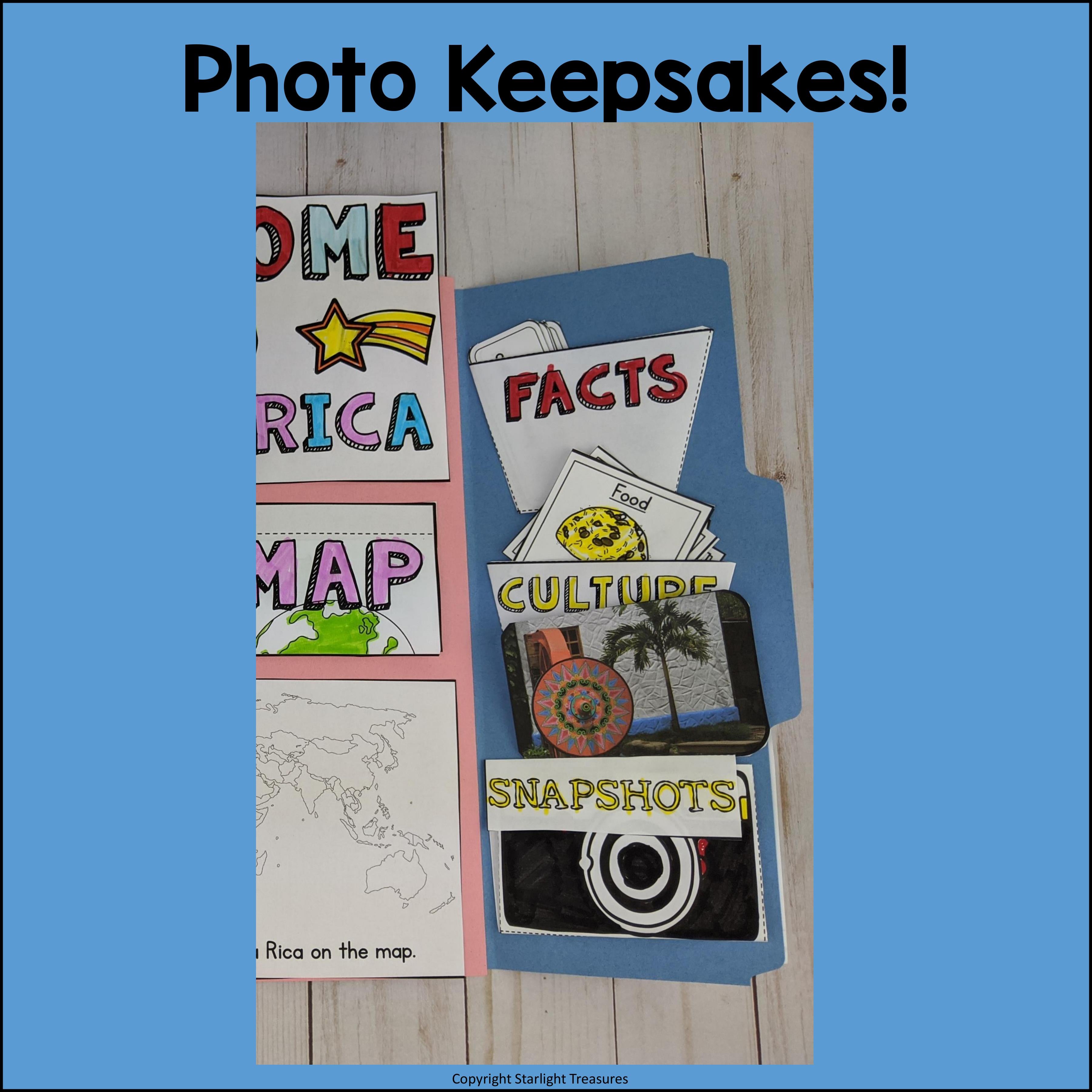 Costa Rica Lapbook for Early Learners - A Country Study