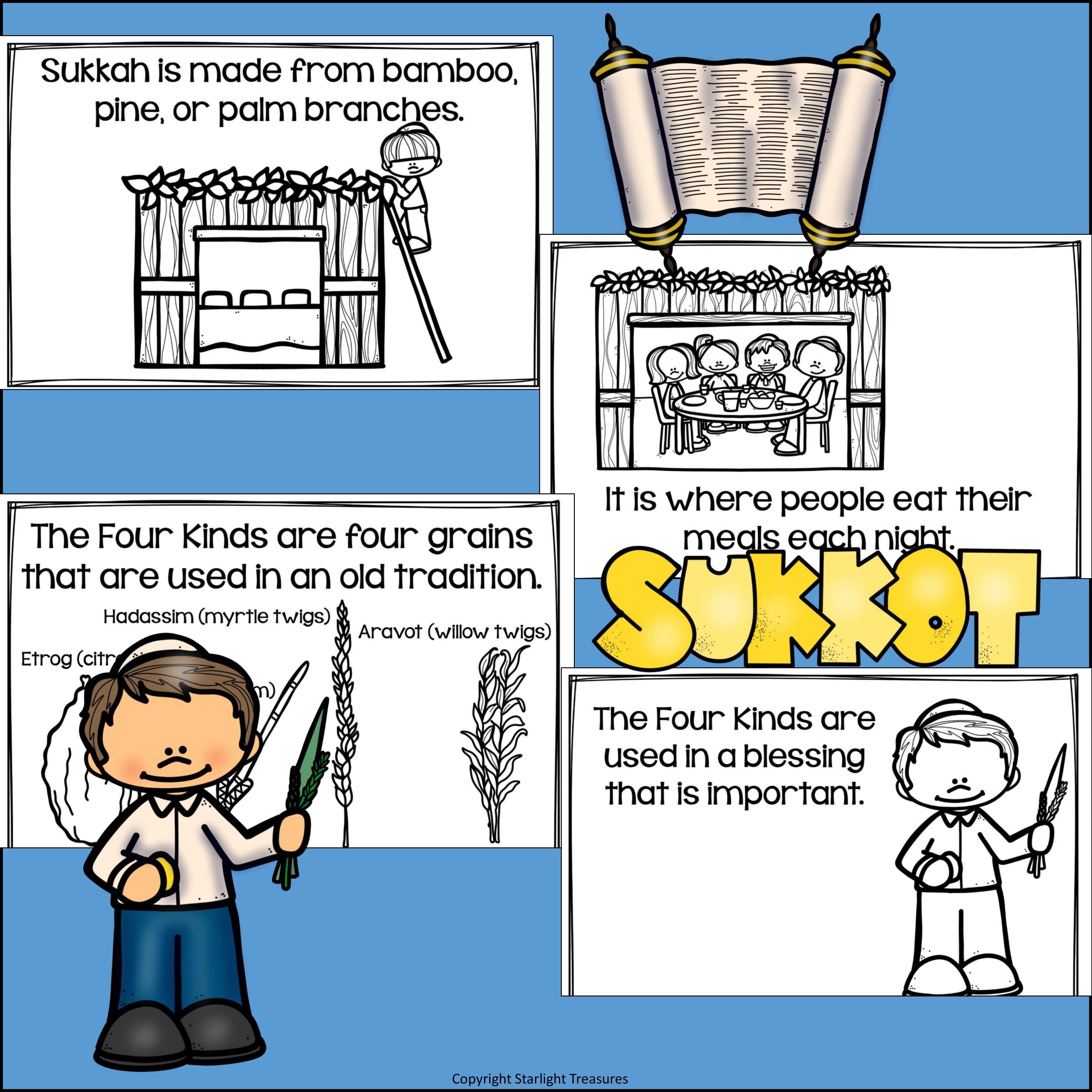 Sukkot Mini Book for Early Readers