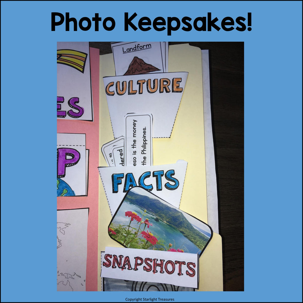 Philippines Lapbook for Early Learners - A Country Study