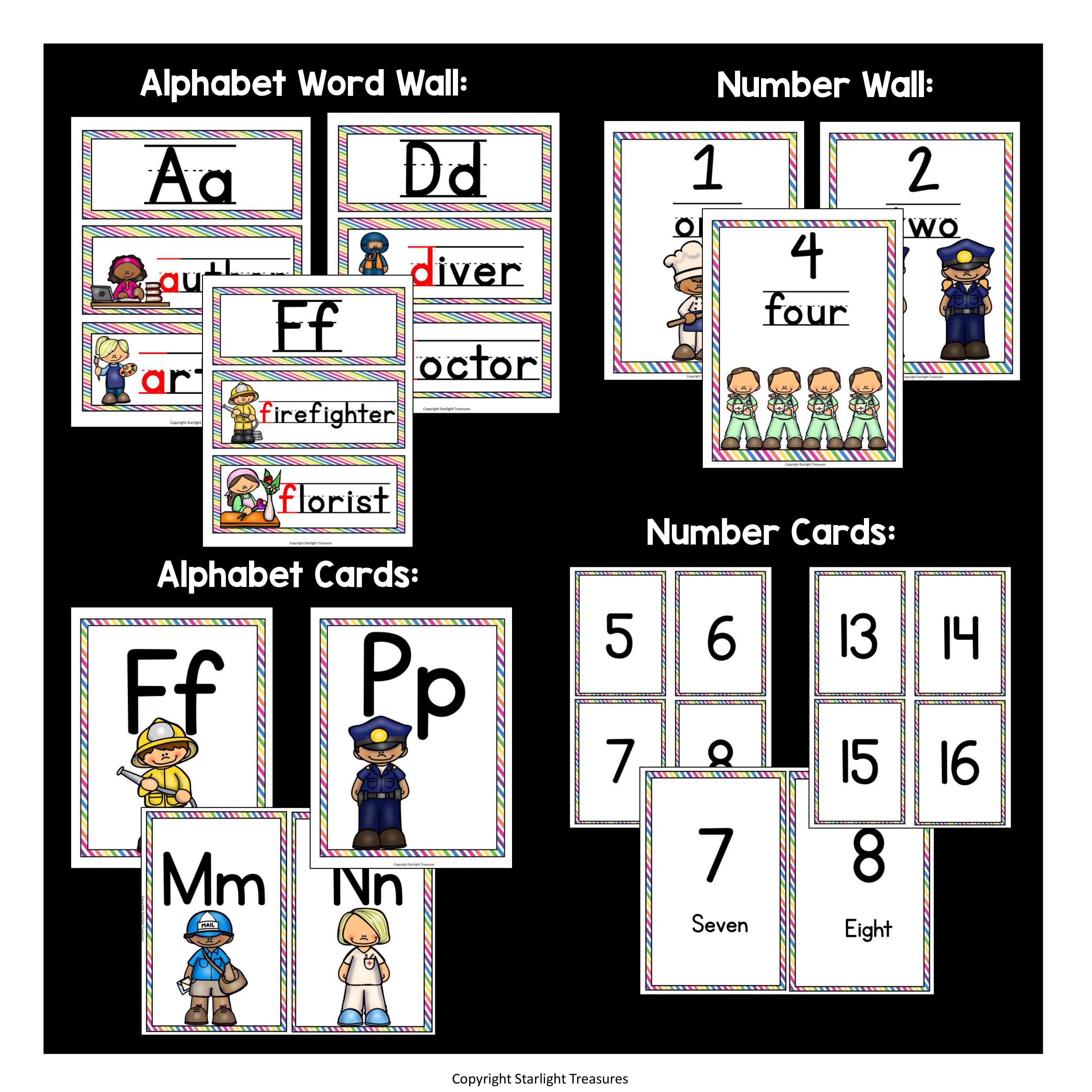 Classroom Decor Pack - Careers and Community Helpers Theme