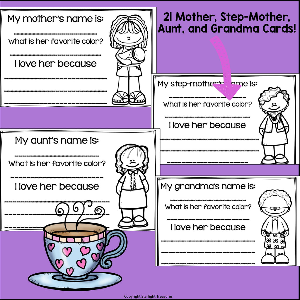 Mother's Day Mini Book for Early Readers