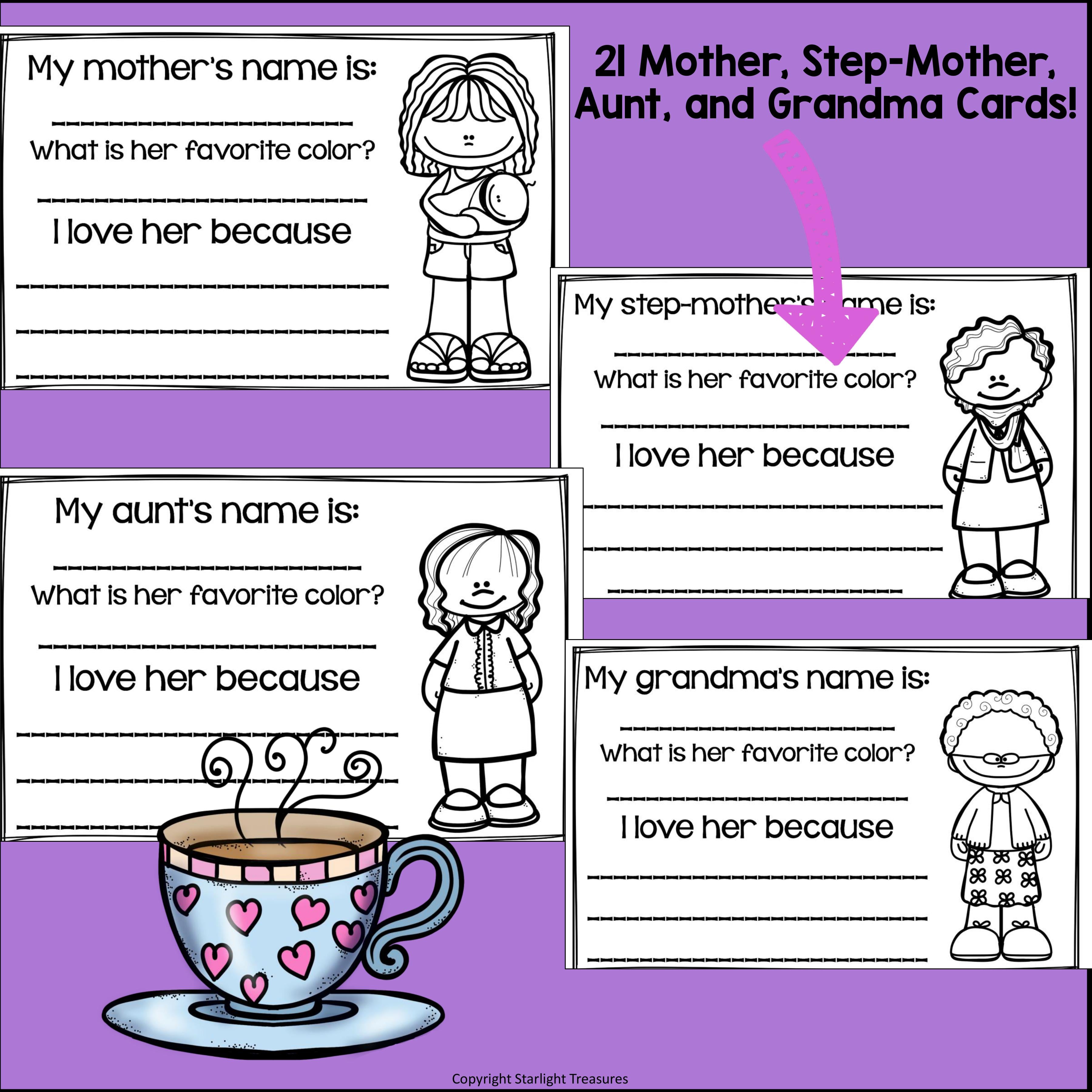 Mother's Day Mini Book for Early Readers