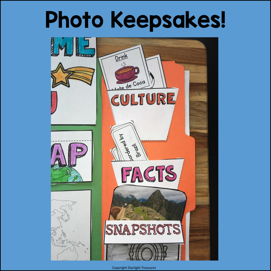 Peru Lapbook for Early Learners - A Country Study