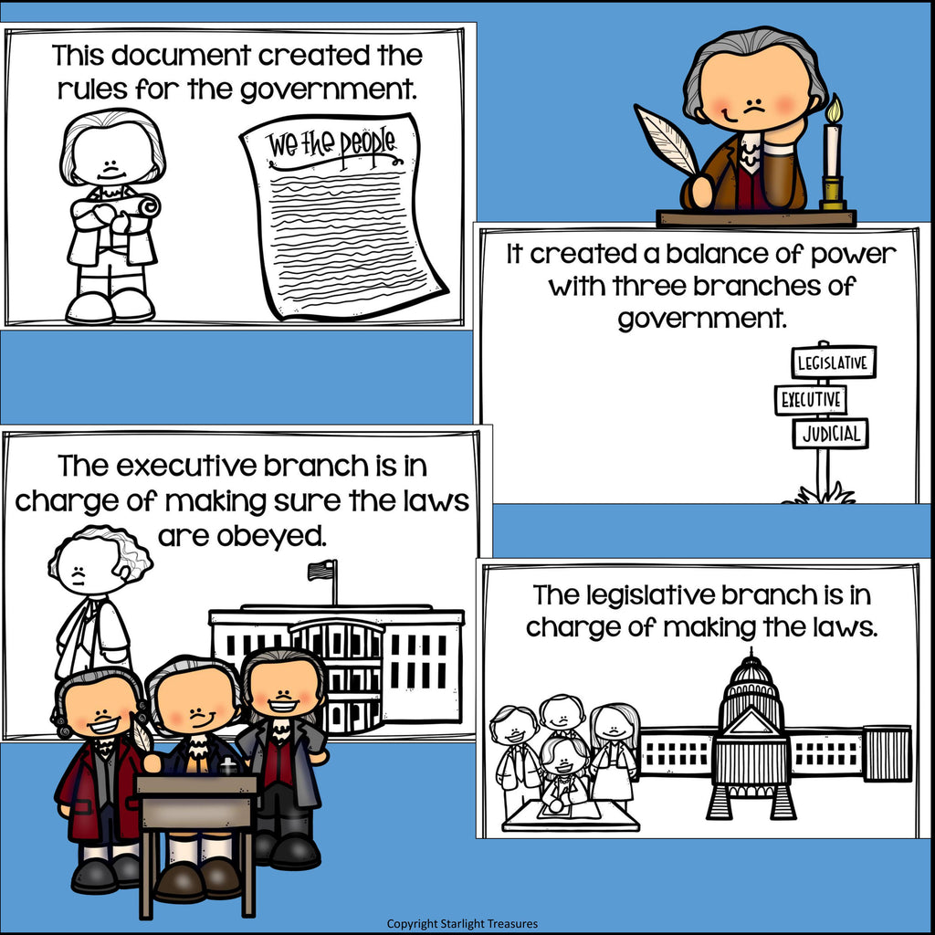 Constitution Day Mini Book for Early Readers