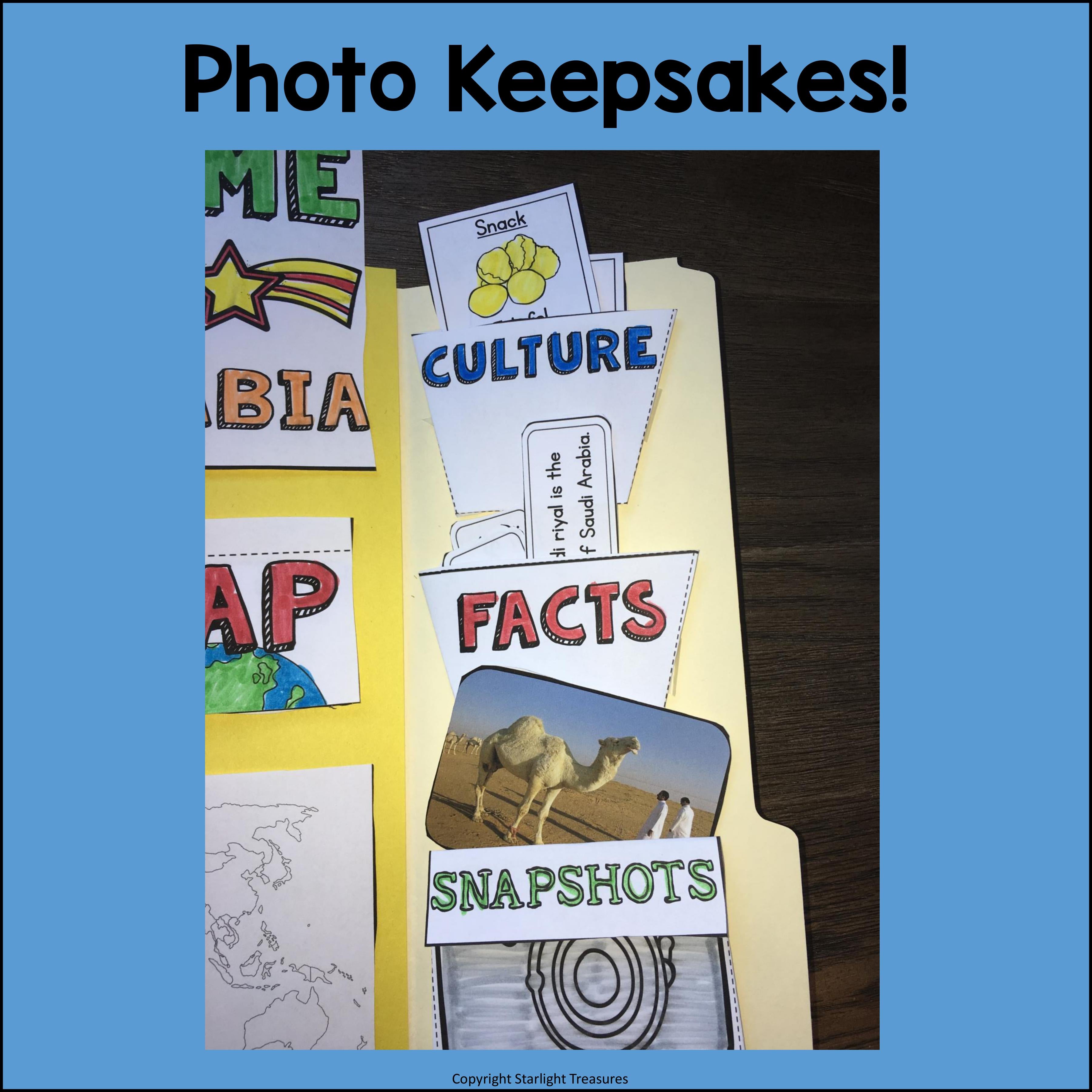 Saudi Arabia Lapbook for Early Learners - A Country Study