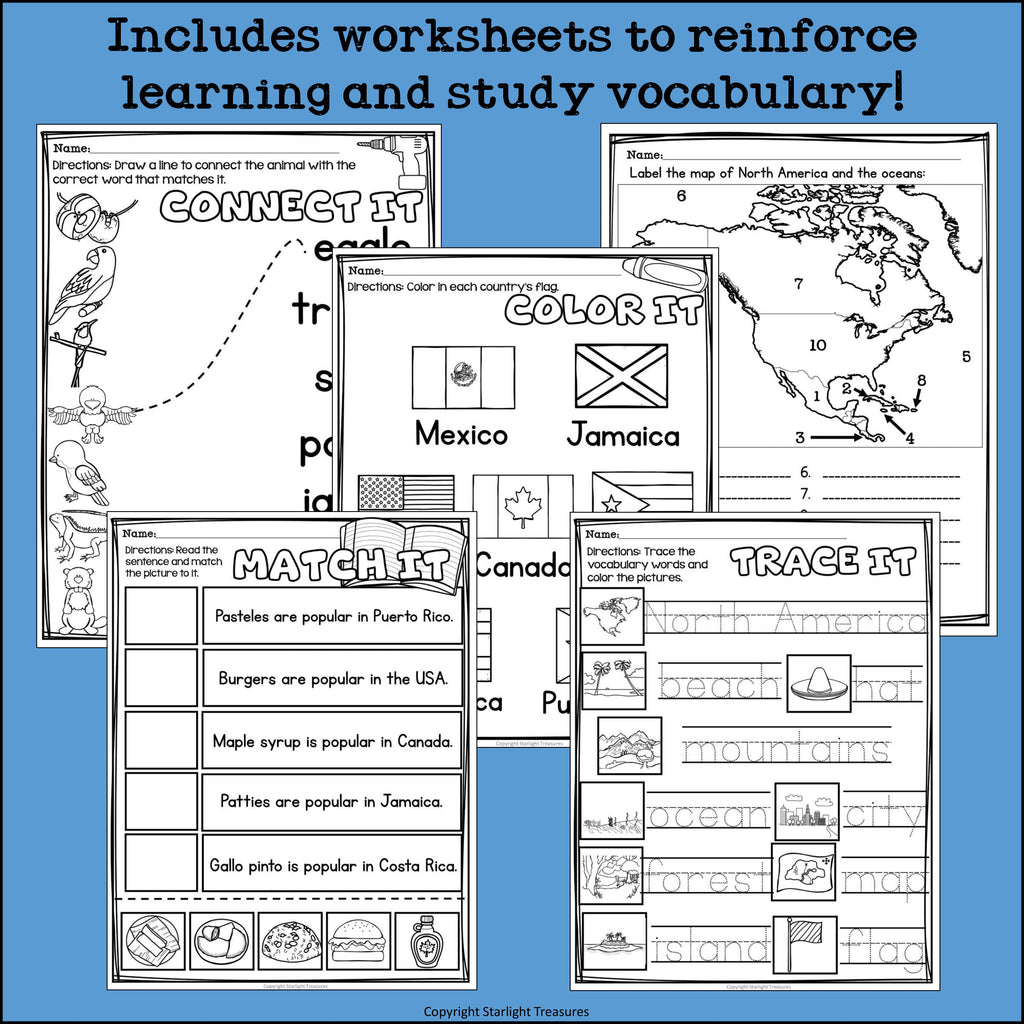 All About North America Complete Unit 