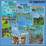 Animal Habitats Fact Sheets