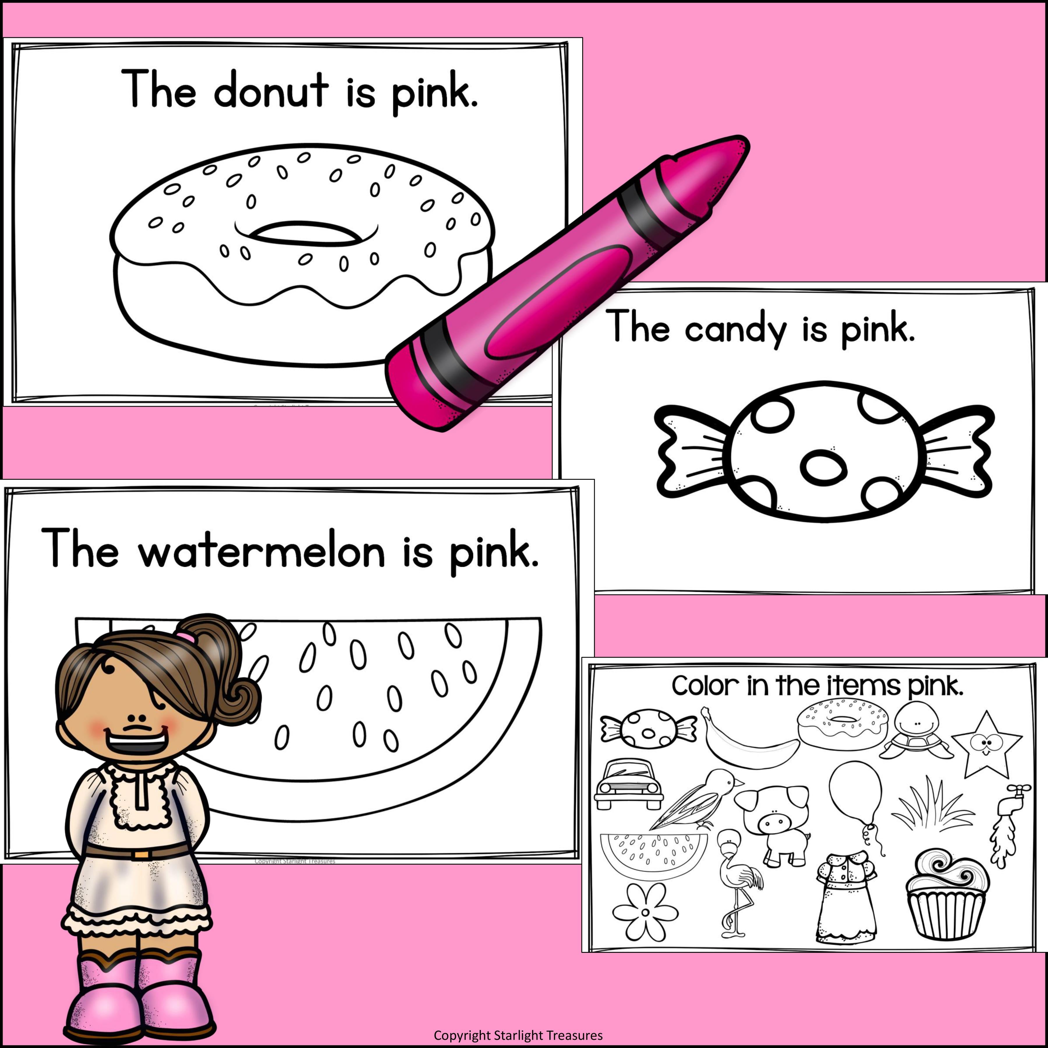 Colors of the Week: Pink Mini Book