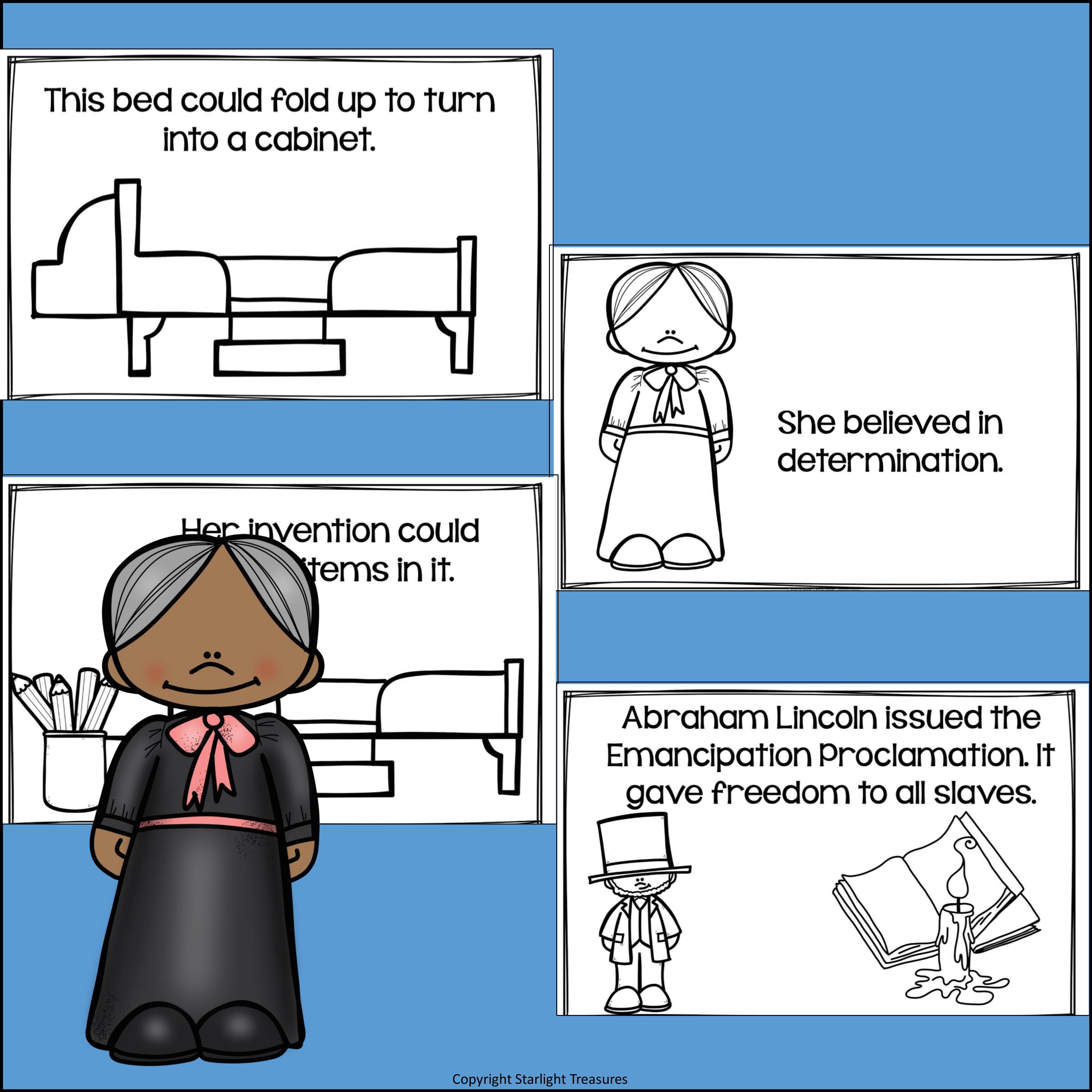 Sarah E. Goode Mini Book for Early Readers: Black History Month
