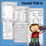 Vowel Pairs AI, AY Worksheets and Activities for Early Readers