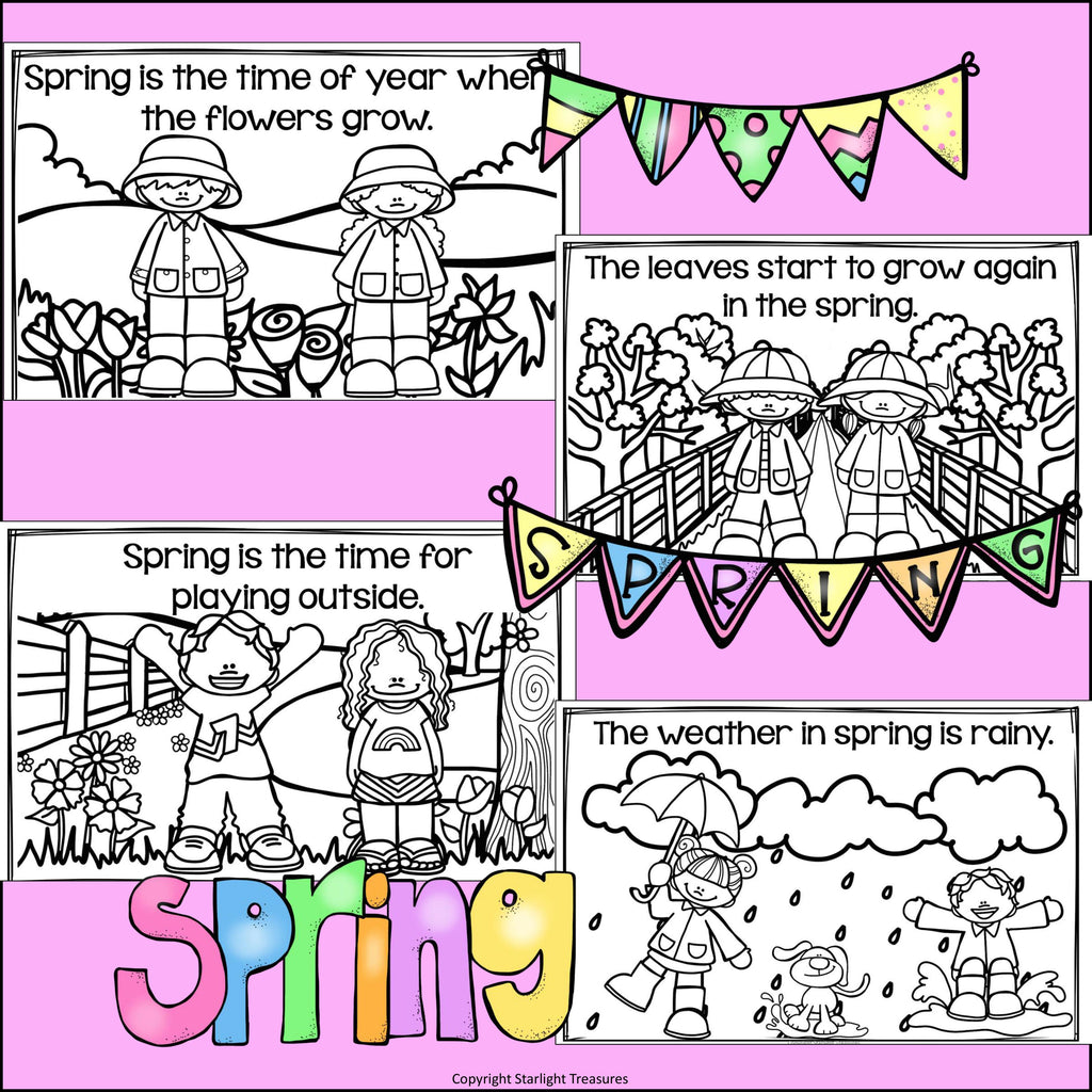 The Seasons Mini Book for Early Readers: The Four Seasons