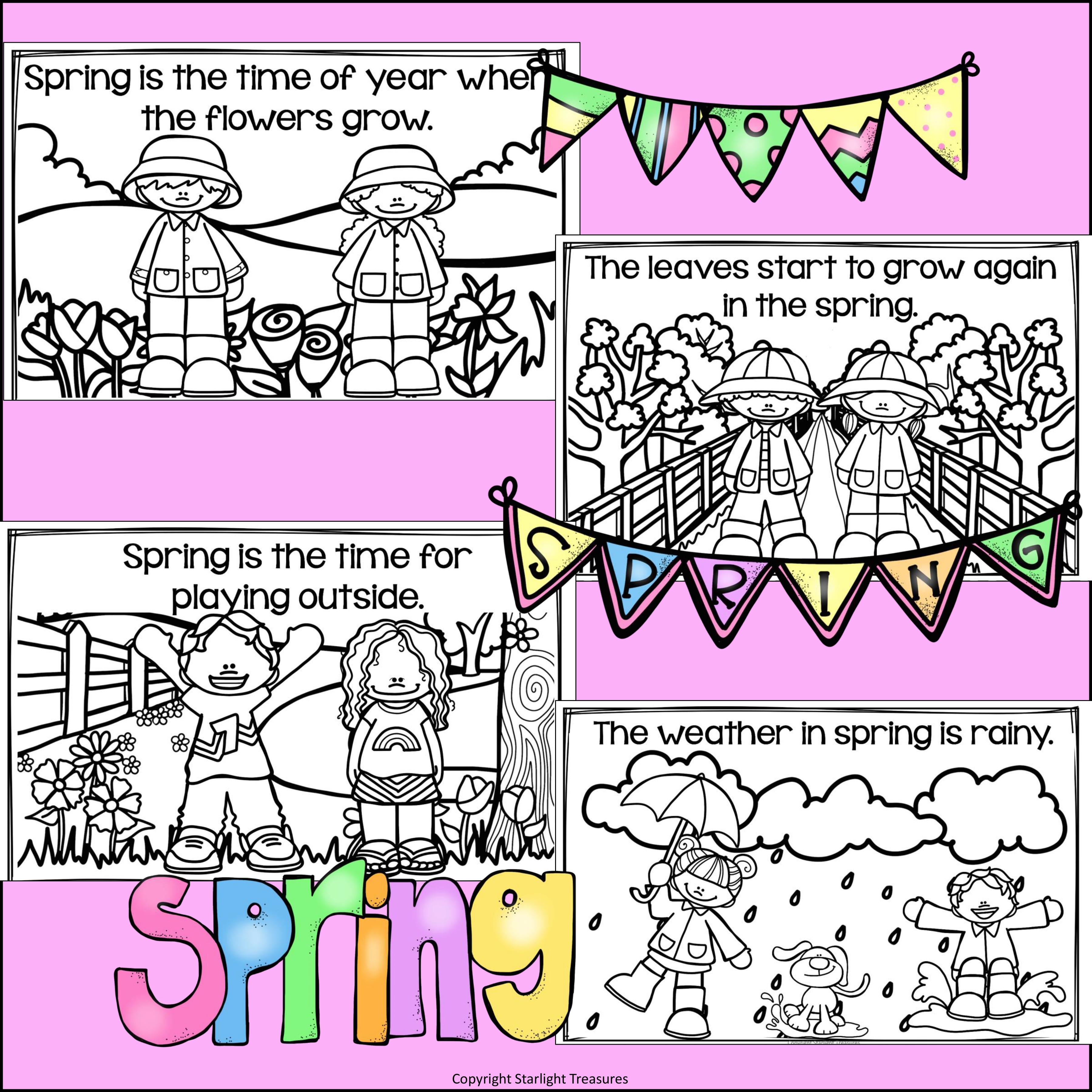The Seasons Mini Book for Early Readers: The Four Seasons