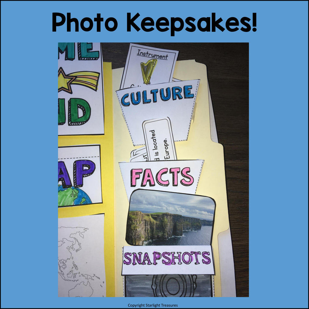 Ireland Lapbook for Early Learners - A Country Study