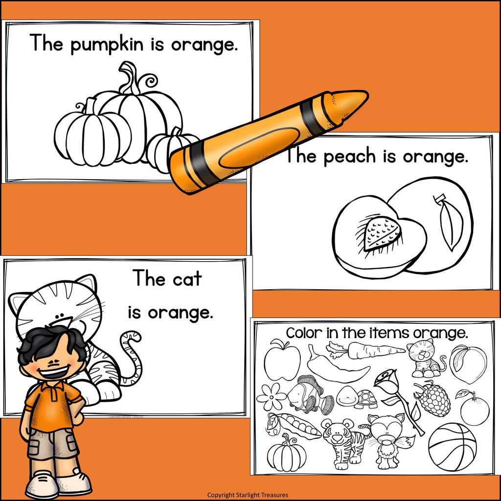 Colors of the Week: Orange Mini Book 