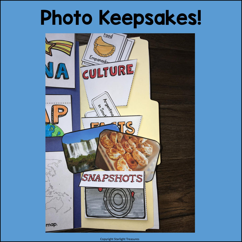Argentina Lapbook for Early Learners - A Country Study
