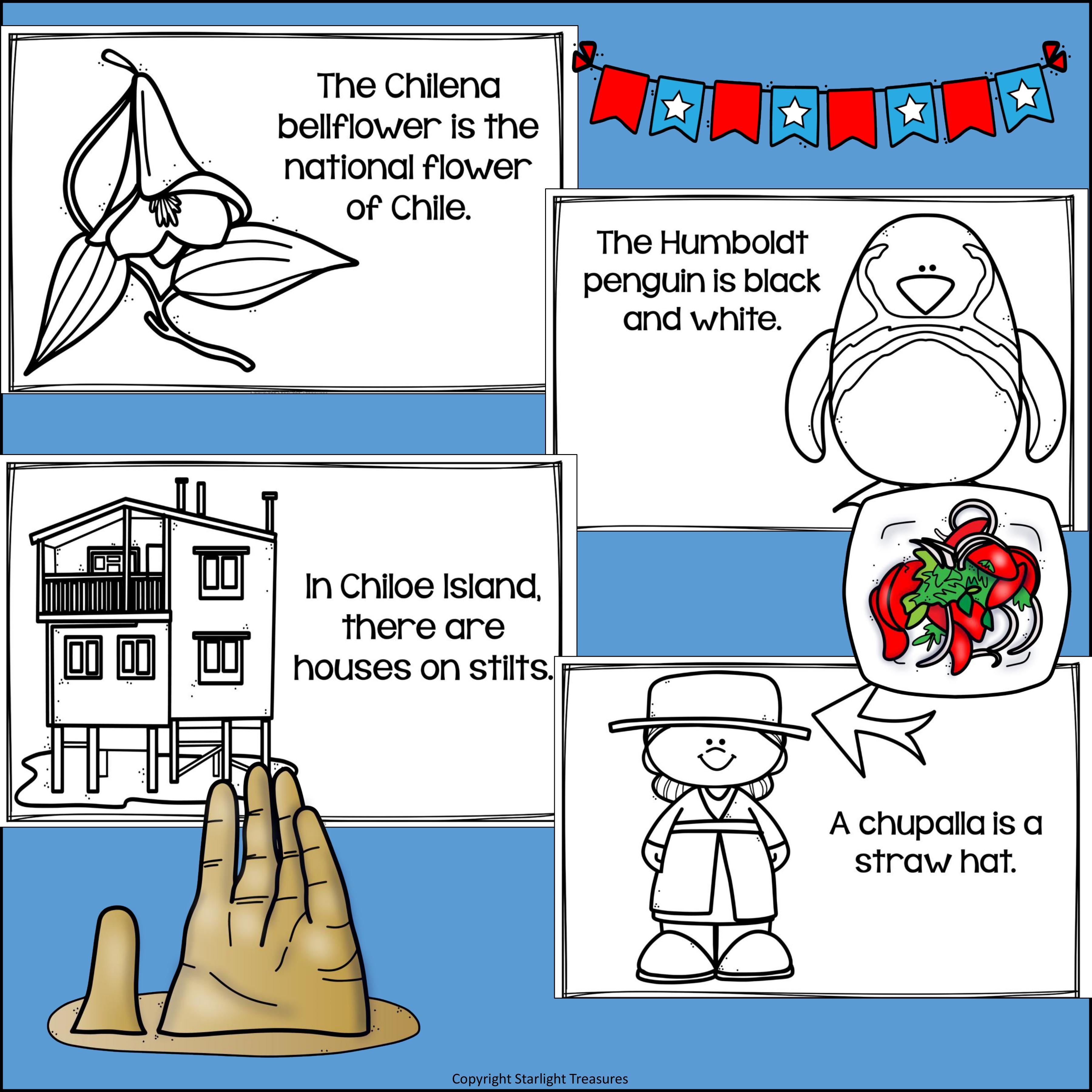 Chile Mini Book for Early Readers - A Country Study
