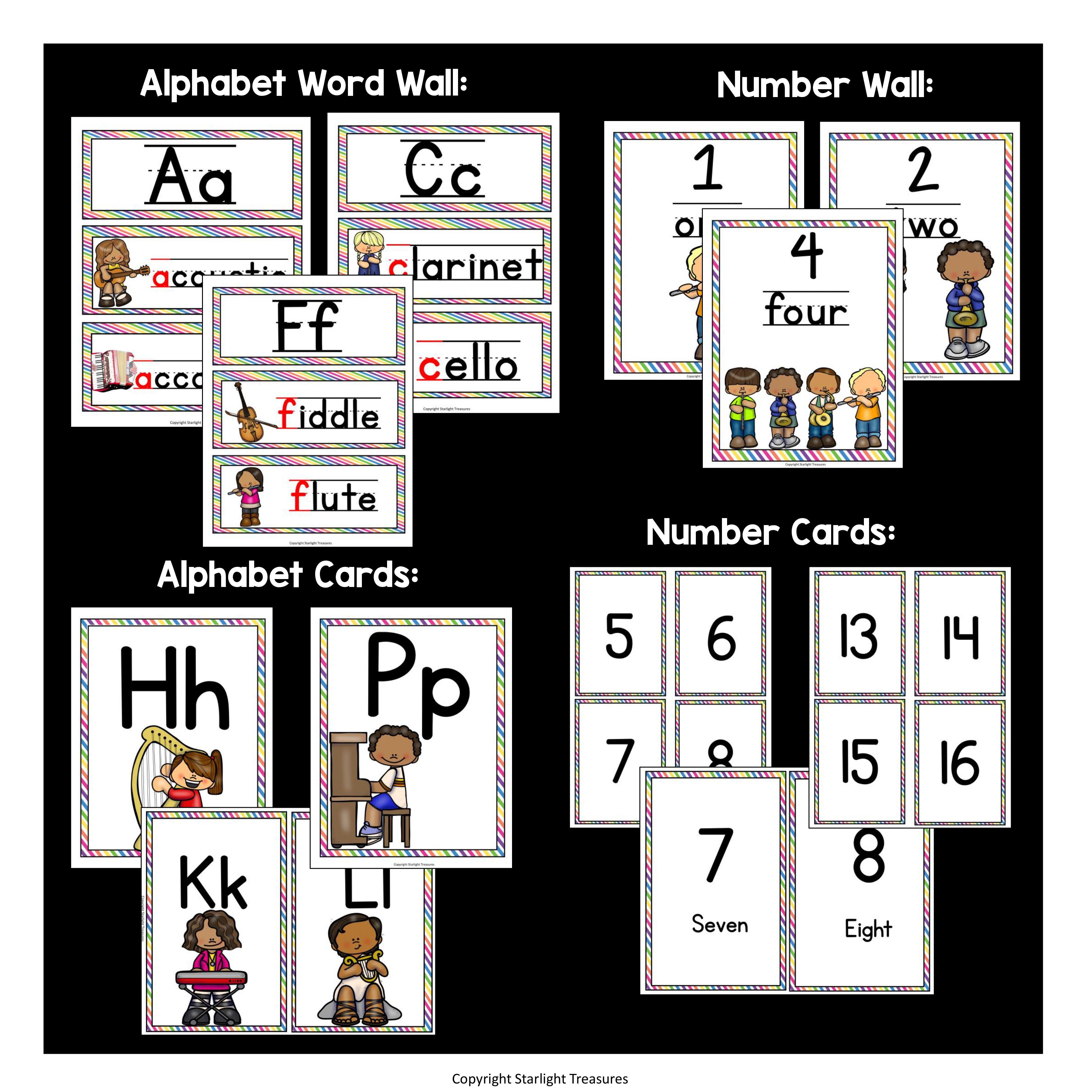 Classroom Decor Pack - Music Theme