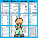 Careers and Community Helpers Worksheets for Early Learners