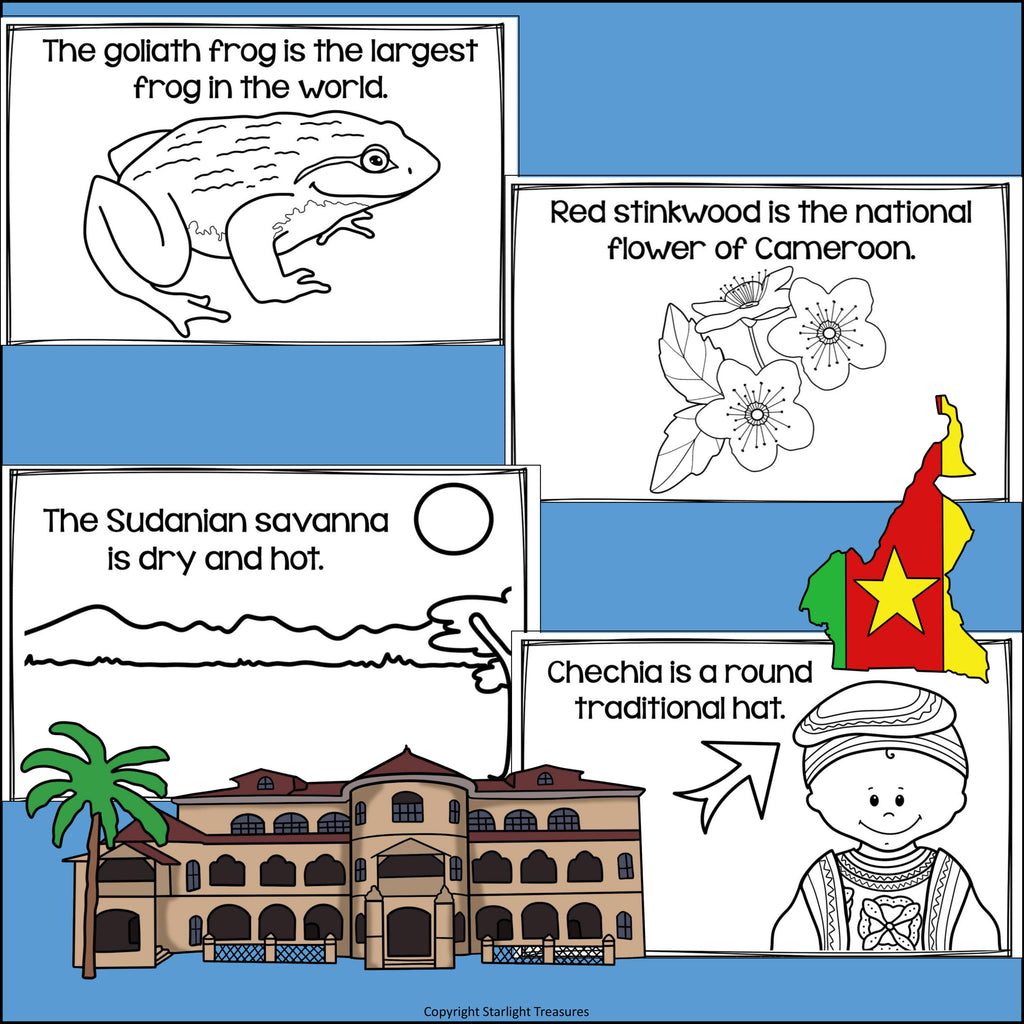 Cameroon Mini Book for Early Readers - A Country Study
