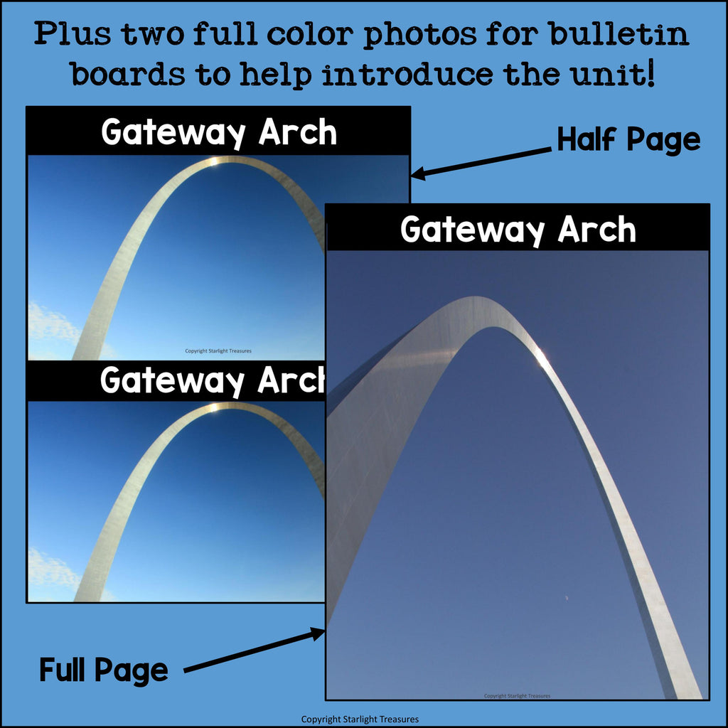 Gateway Arch Complete Unit for Early Learners - World Landmarks