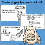 The Tundra Mini Book for Early Readers: Tundra Animals