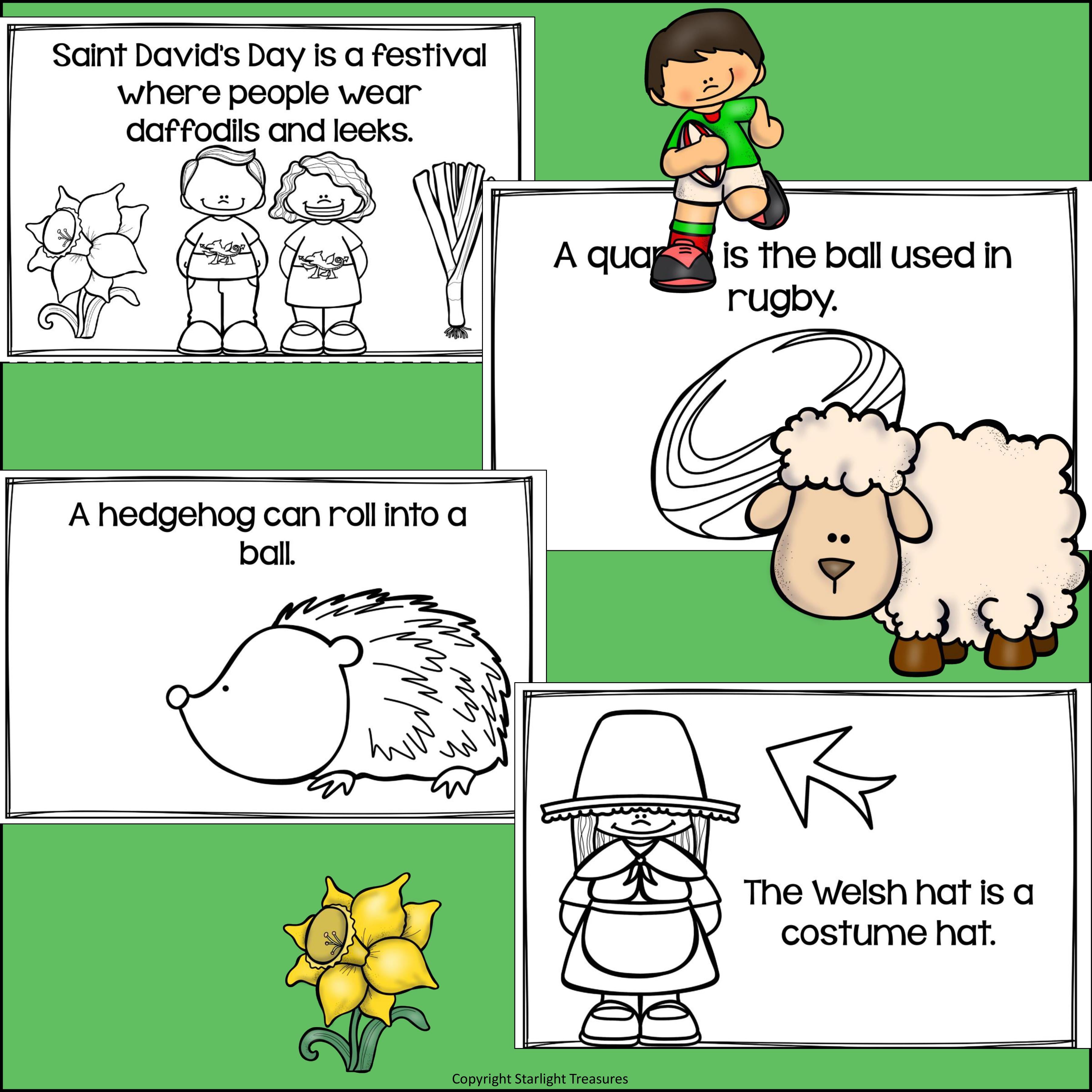 Wales Mini Book for Early Readers - A Country Study