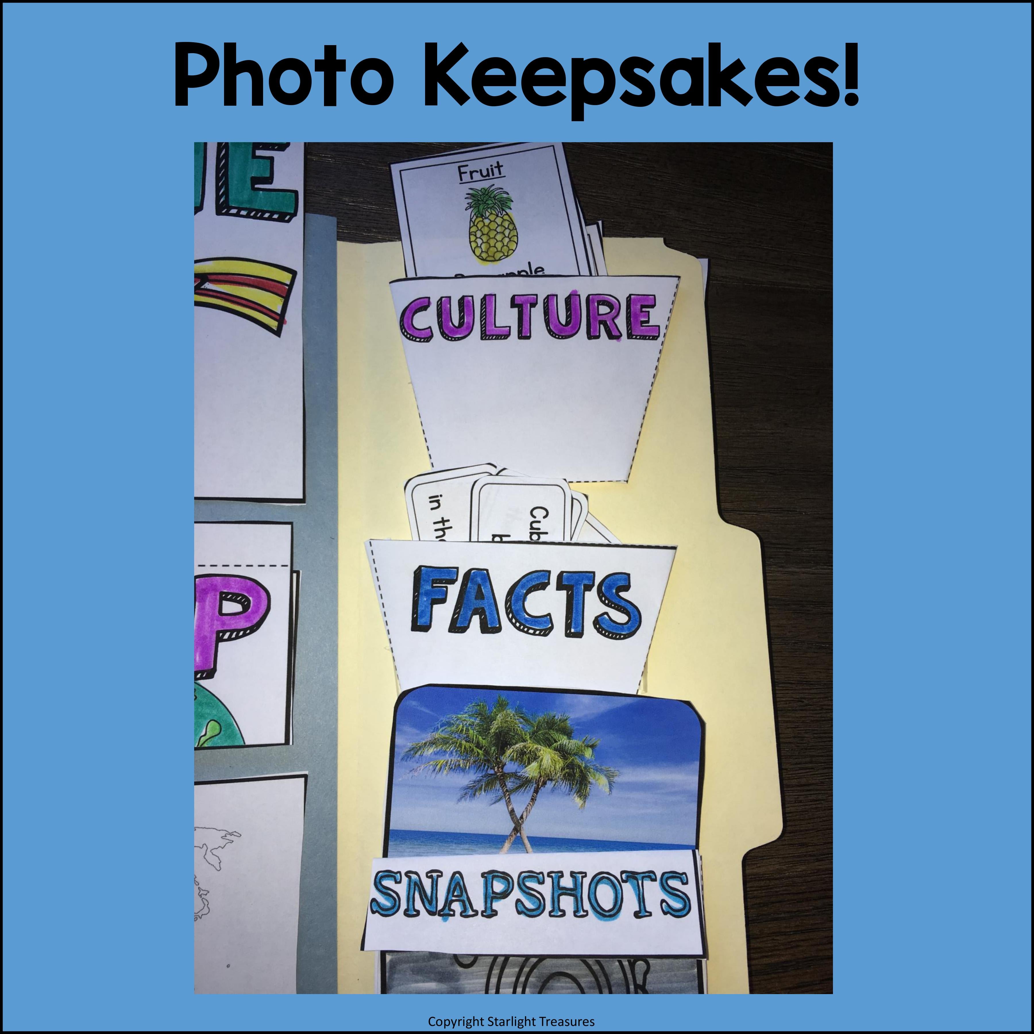 Cuba Lapbook for Early Learners - A Country Study