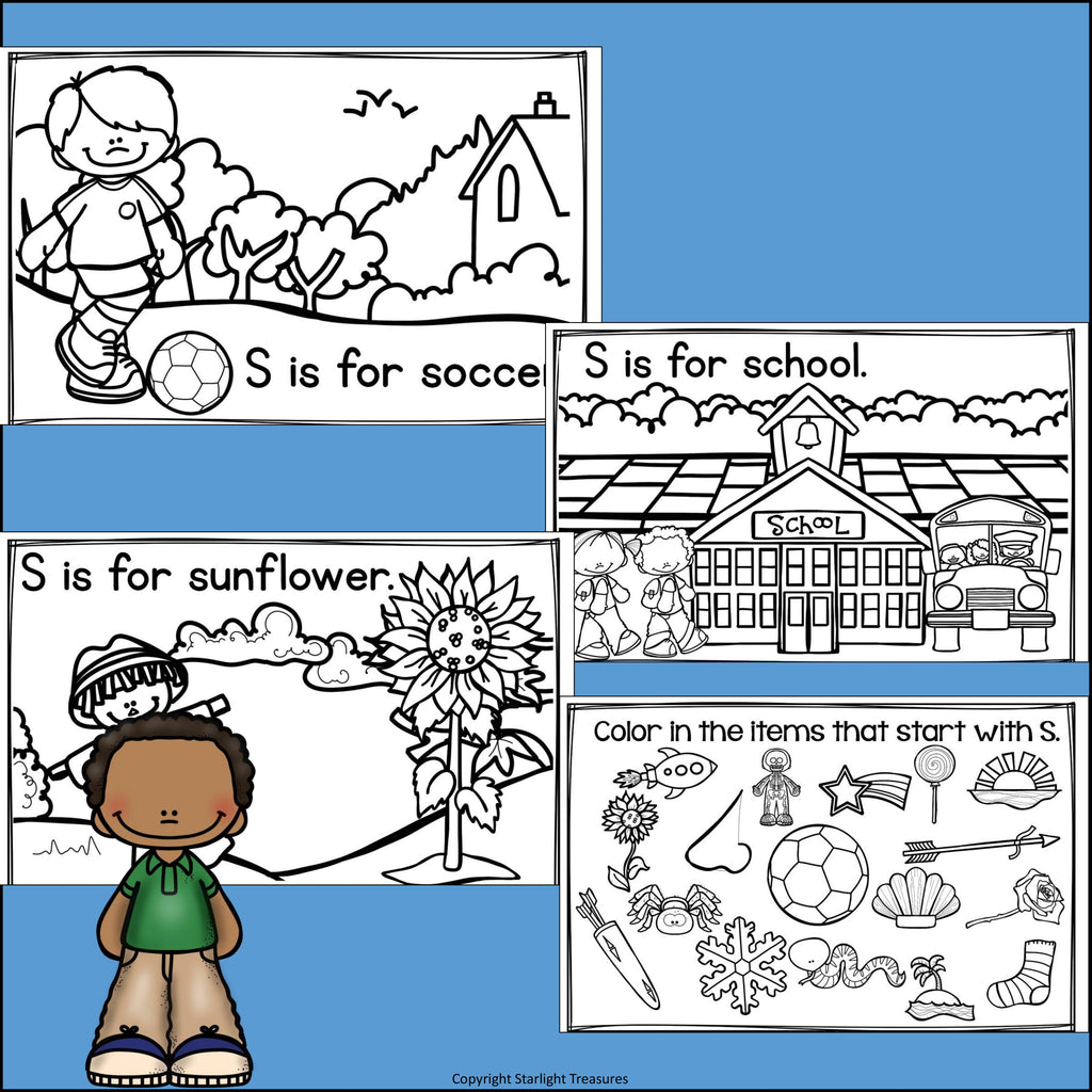 Alphabet Letter of the Week: The Letter S Mini Book
