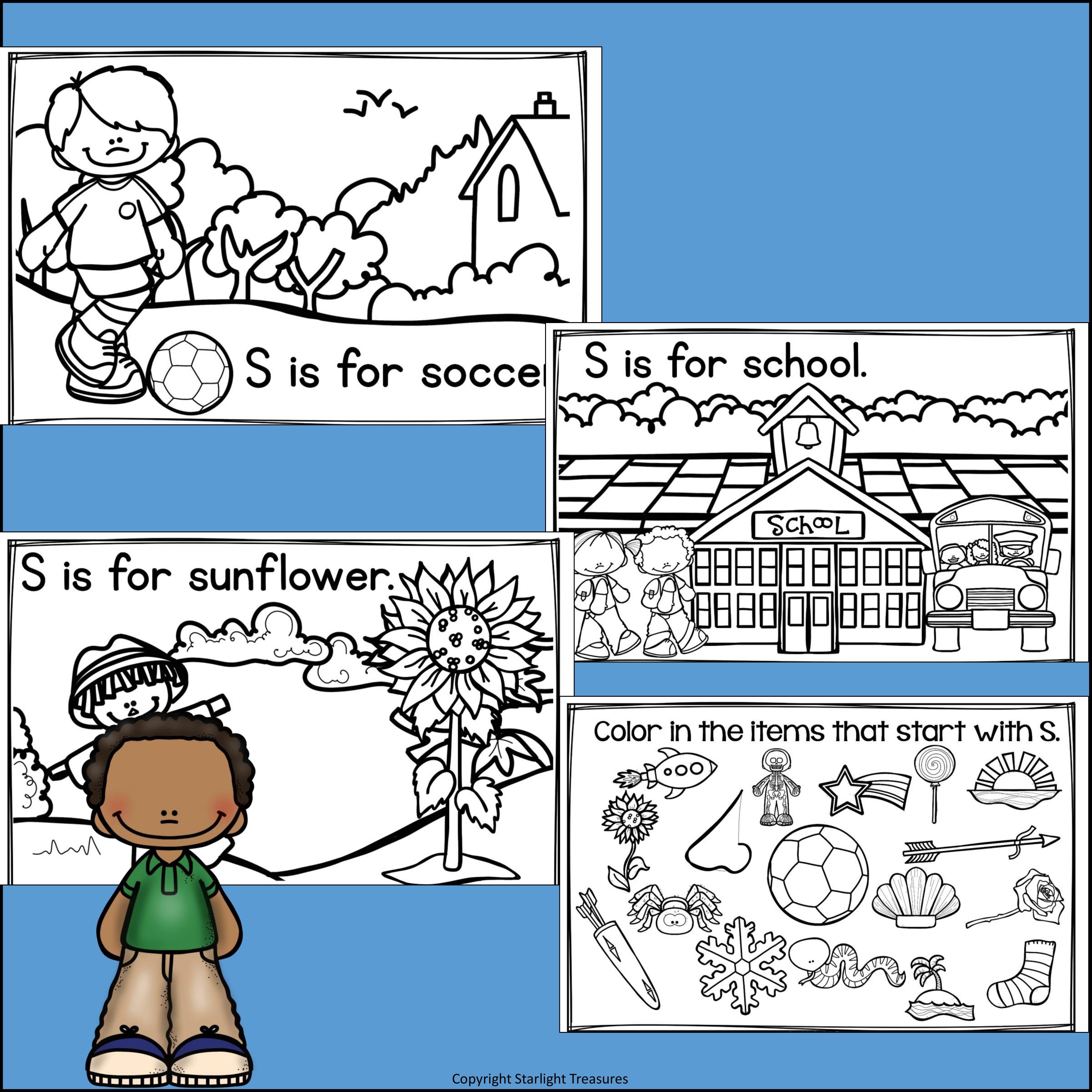 Alphabet Letter of the Week: The Letter S Mini Book