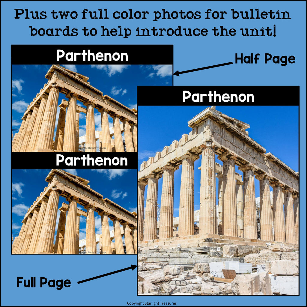 Parthenon Complete Unit for Early Learners - World Landmarks