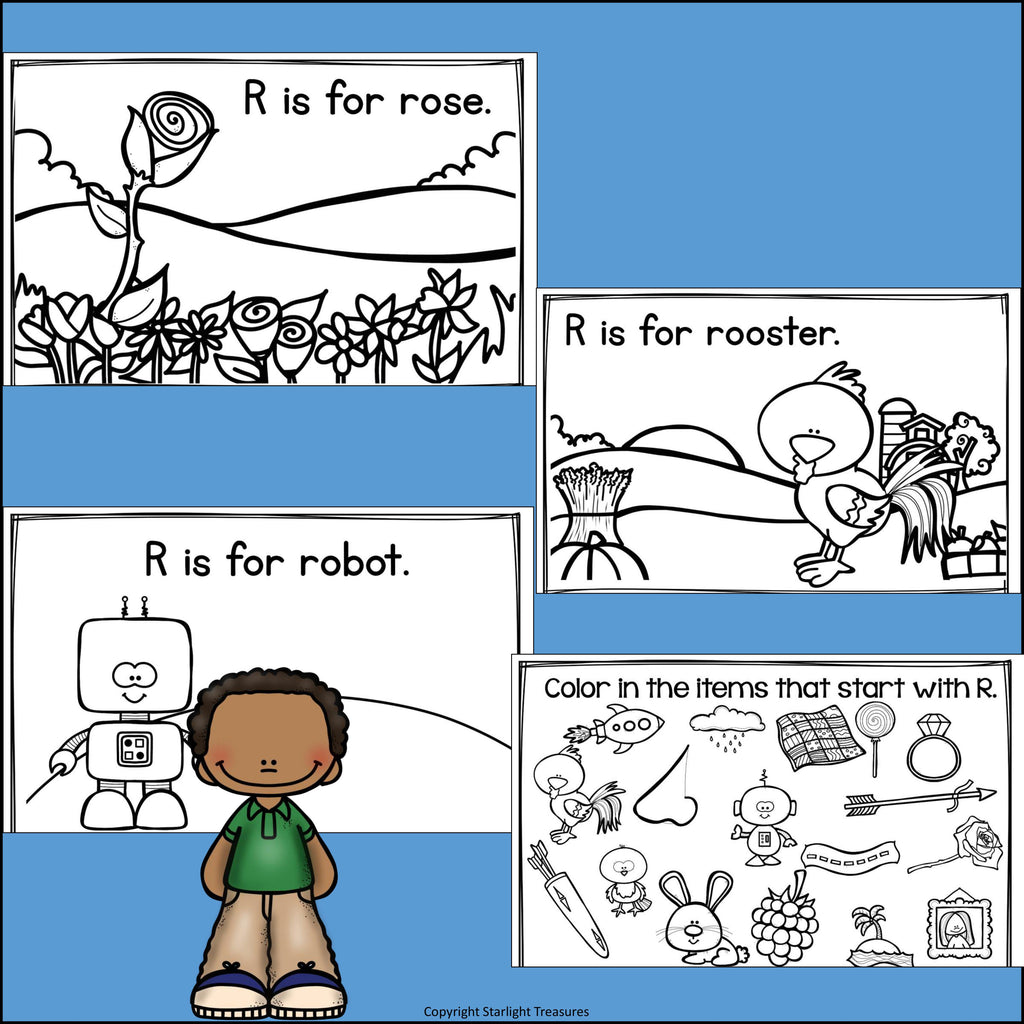 Alphabet Letter of the Week: The Letter R Mini Book